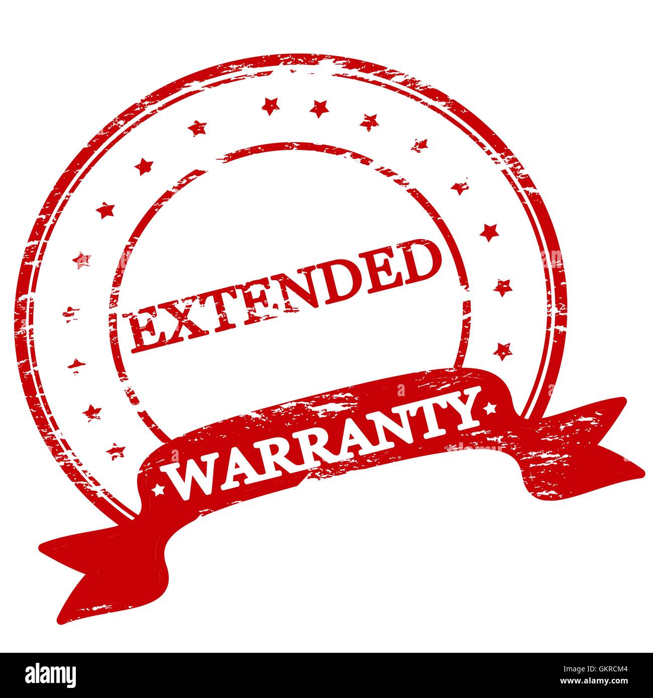 Extended warranty Stock Vector Images Alamy