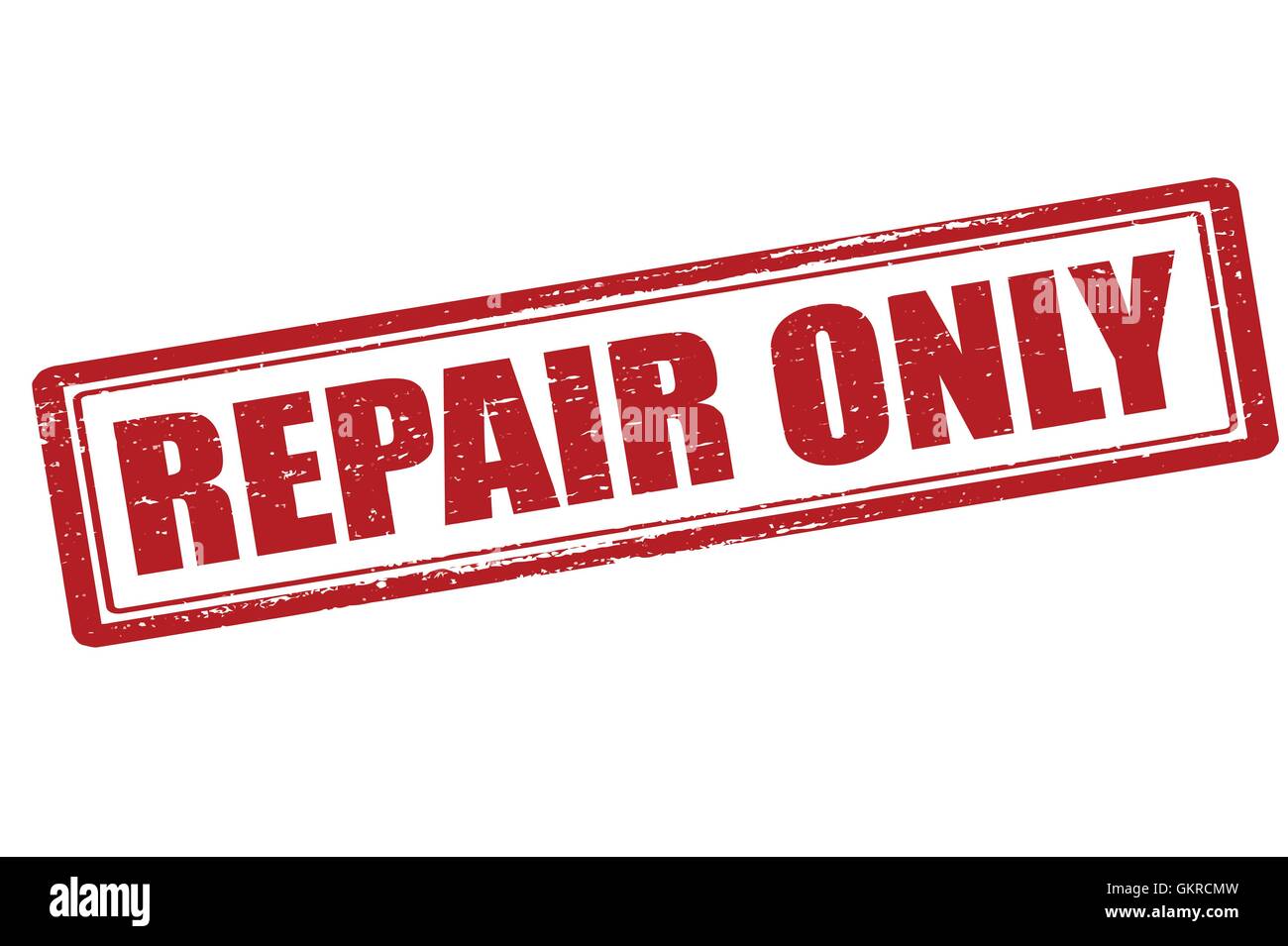 Repair only Stock Vector Images - Alamy