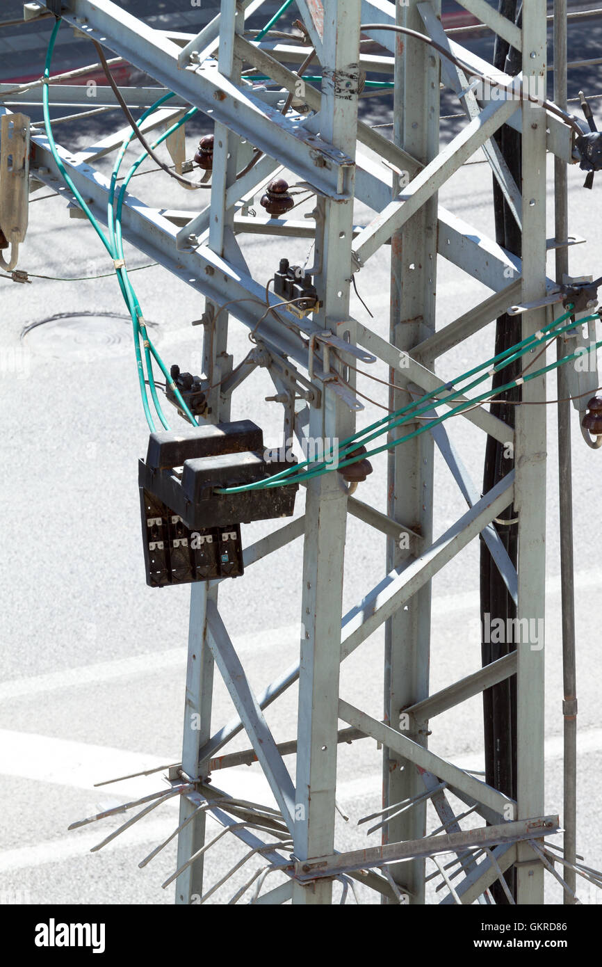 Electric Wire Pole High Resolution Stock Photography and Images - Alamy