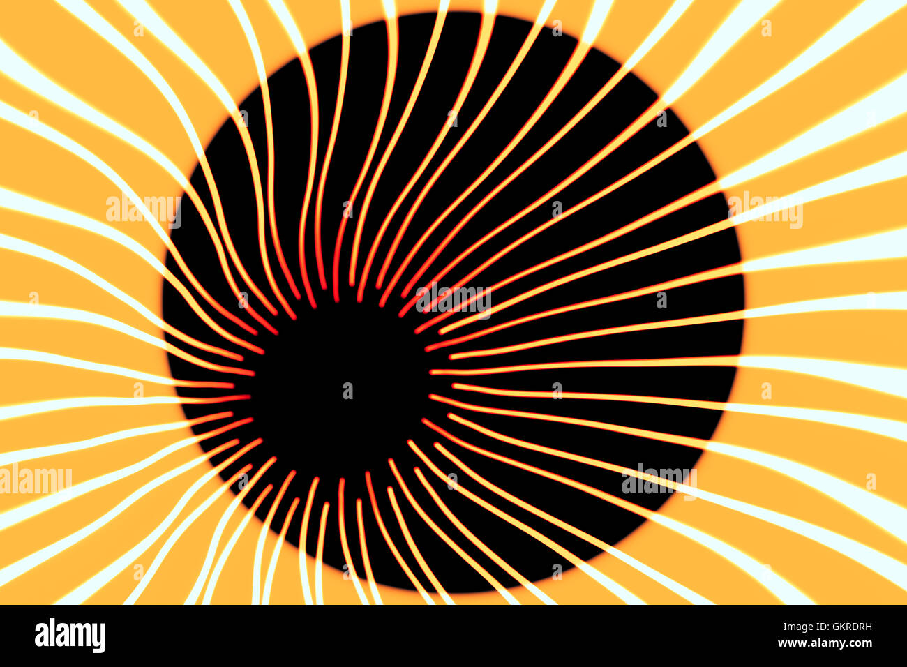 Abstract orange lighted background sun rays Stock Photo - Alamy