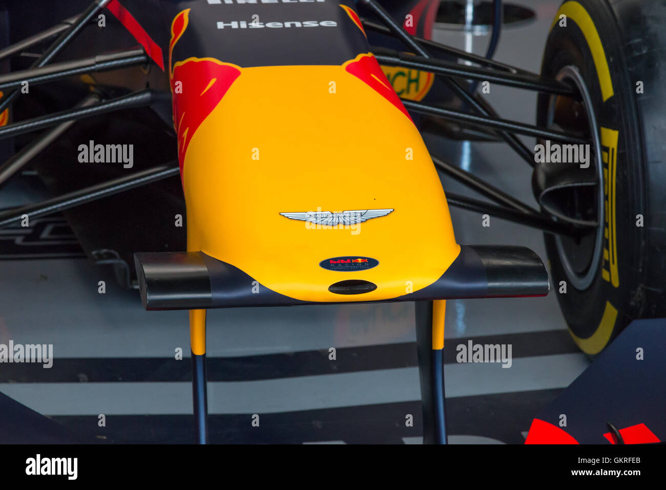 F1 mid season testing at Silverstone, July 2016 Stock Photo