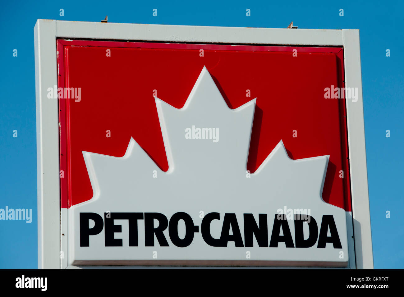 Petro-Canada fuel station Stock Photo