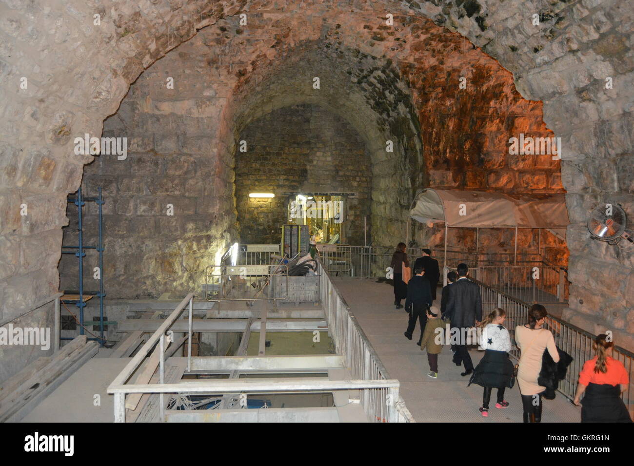 Kotel Western Wall Tunnel, Jerusalem, Israel Stock Photo Alamy
