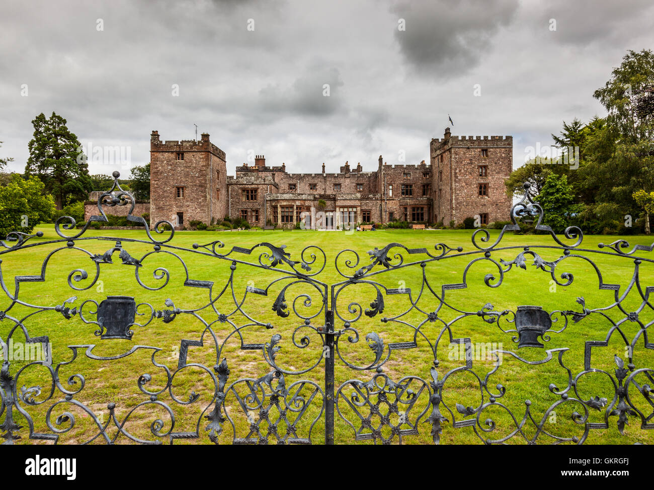 Muncaster Castle, Muncaster, Lake District, Cumbria Stock Photo