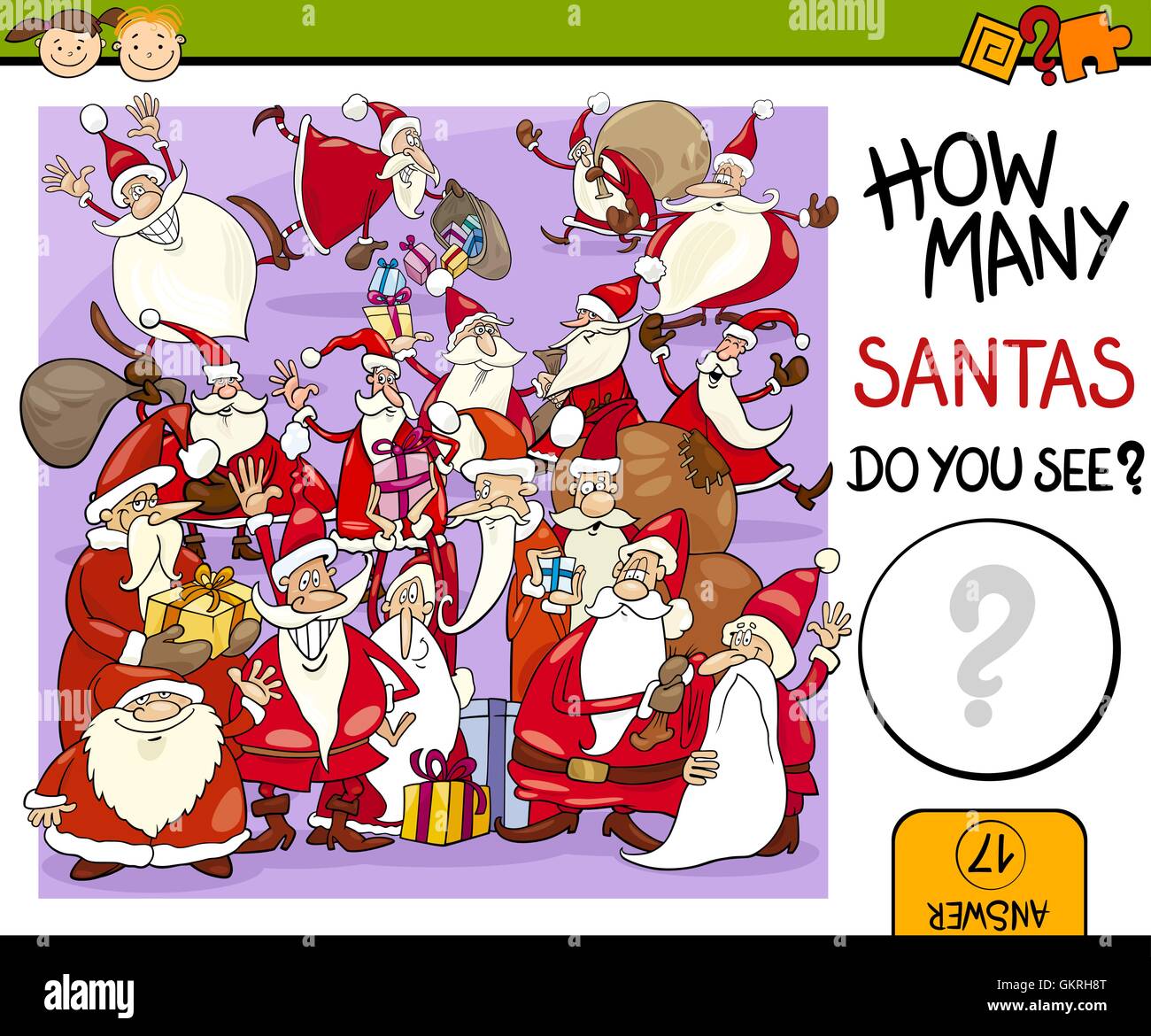 calculation education illustration count cartoon numbering puzzle