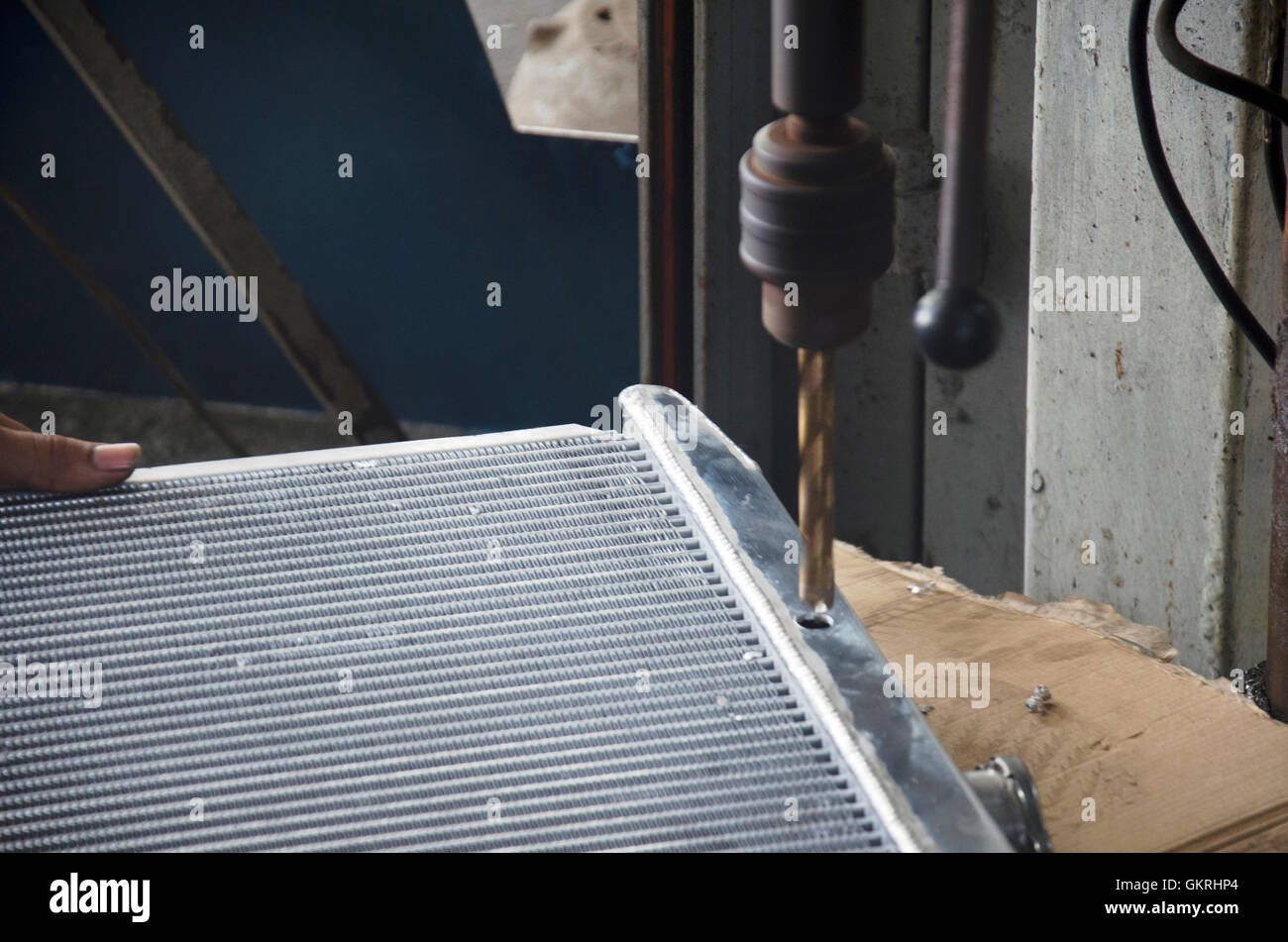 Manual drill press hi-res stock photography and images - Alamy