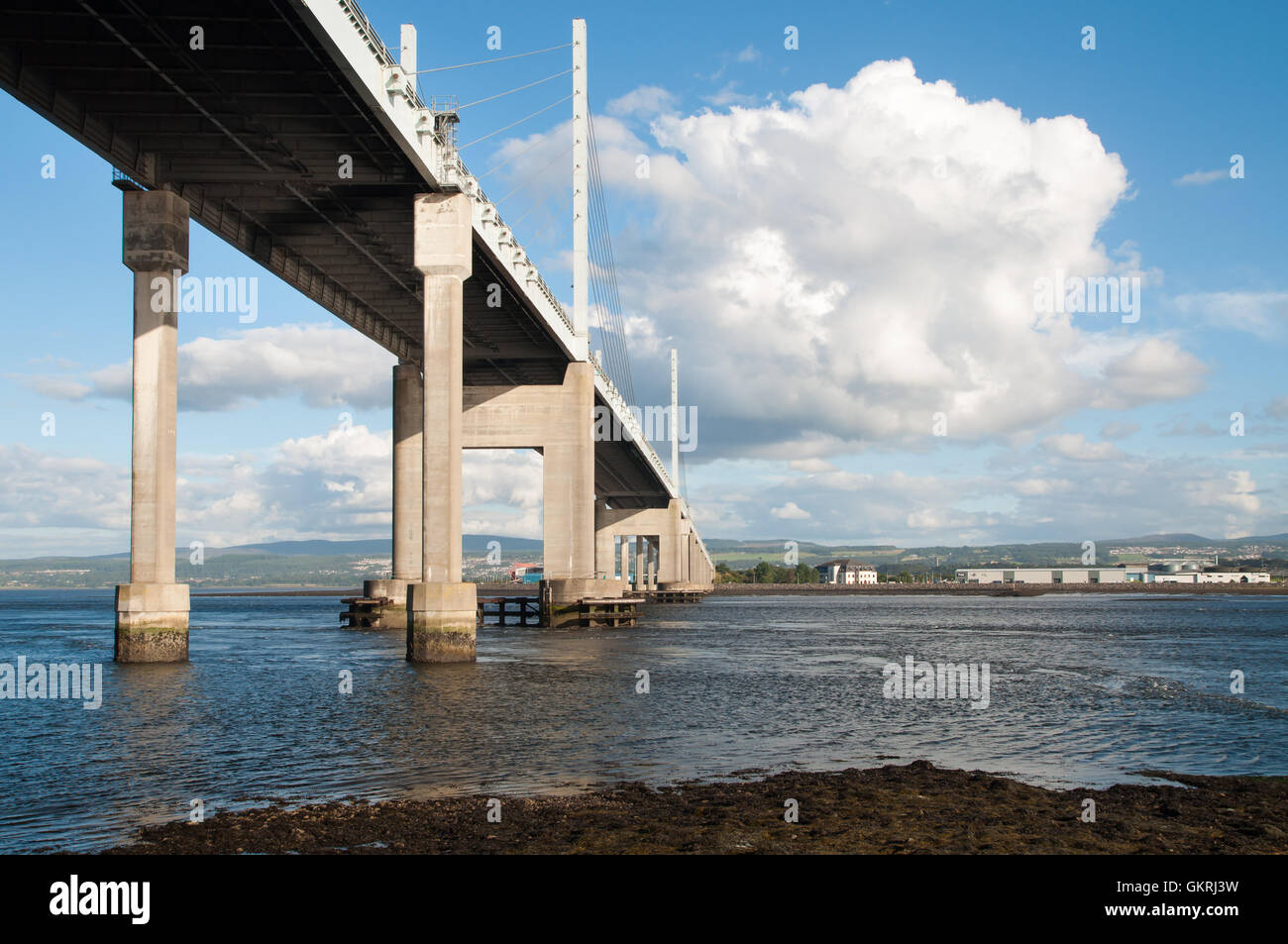 Kessock bridge, Inverness. Stock Photo
