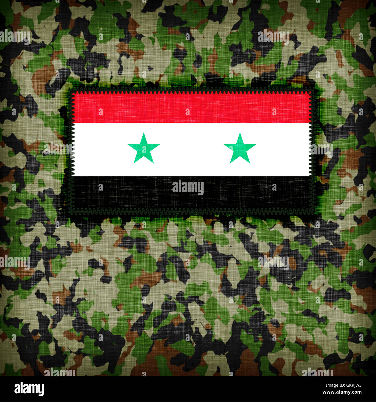 Amy camouflage uniform, Syria Stock Photo - Alamy