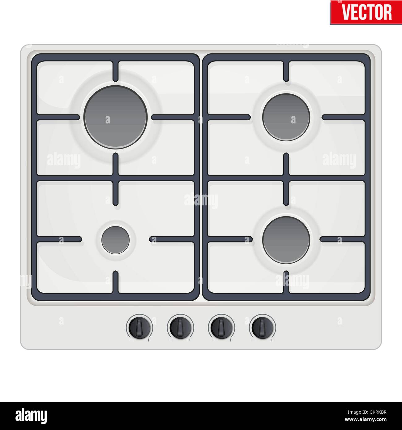 surface of gas stove Stock Vector Image & Art Alamy
