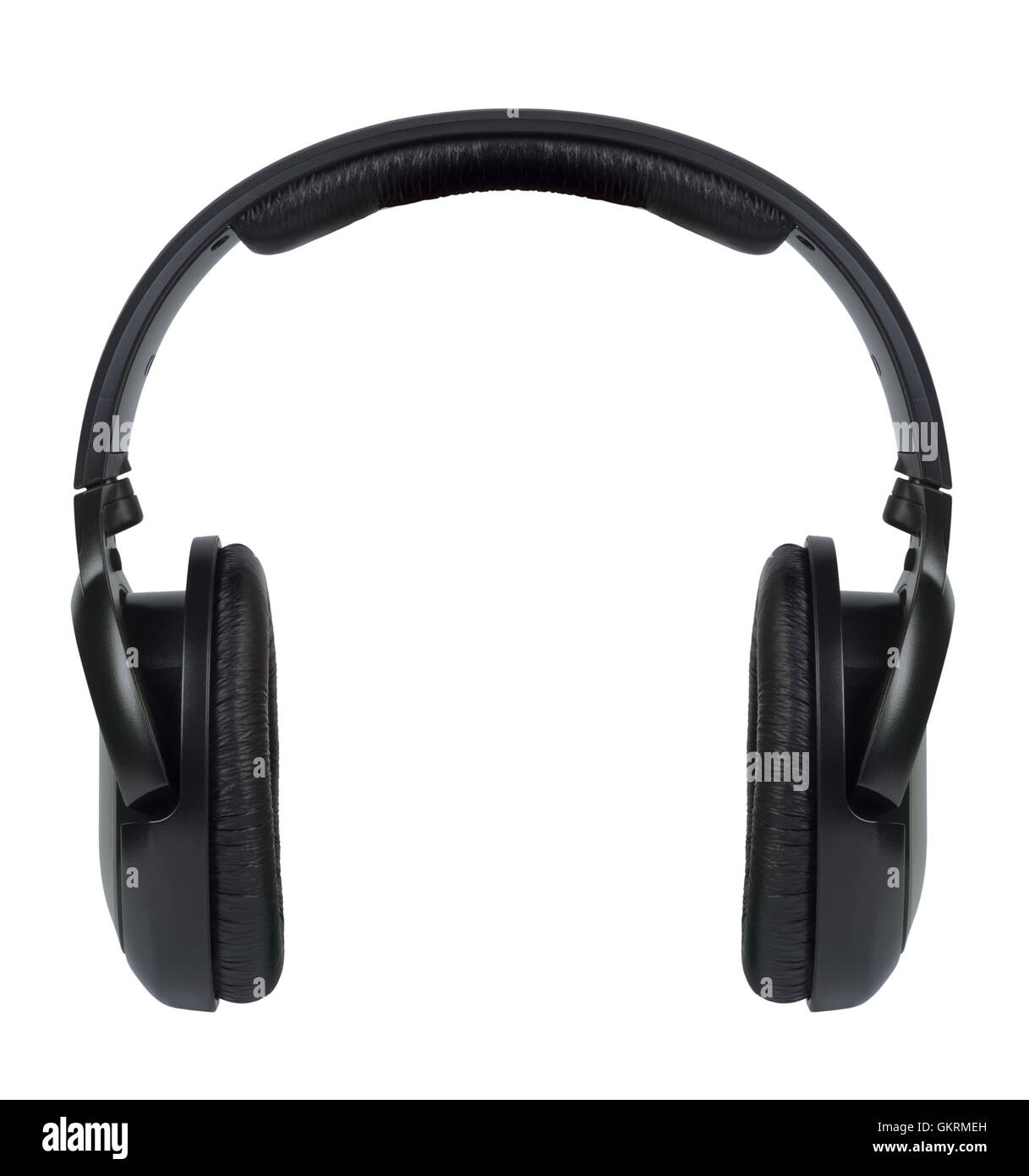 Wireless headphones isolated on white background Stock Photo - Alamy
