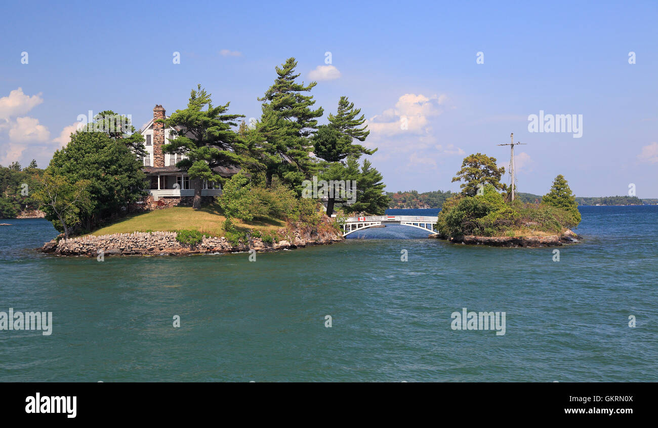 Zavikon Island, Thousand Islands, Canada Stock Photo