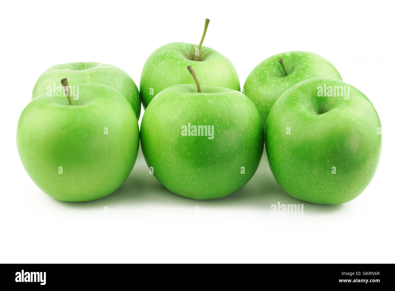Lots of green apples Stock Photo