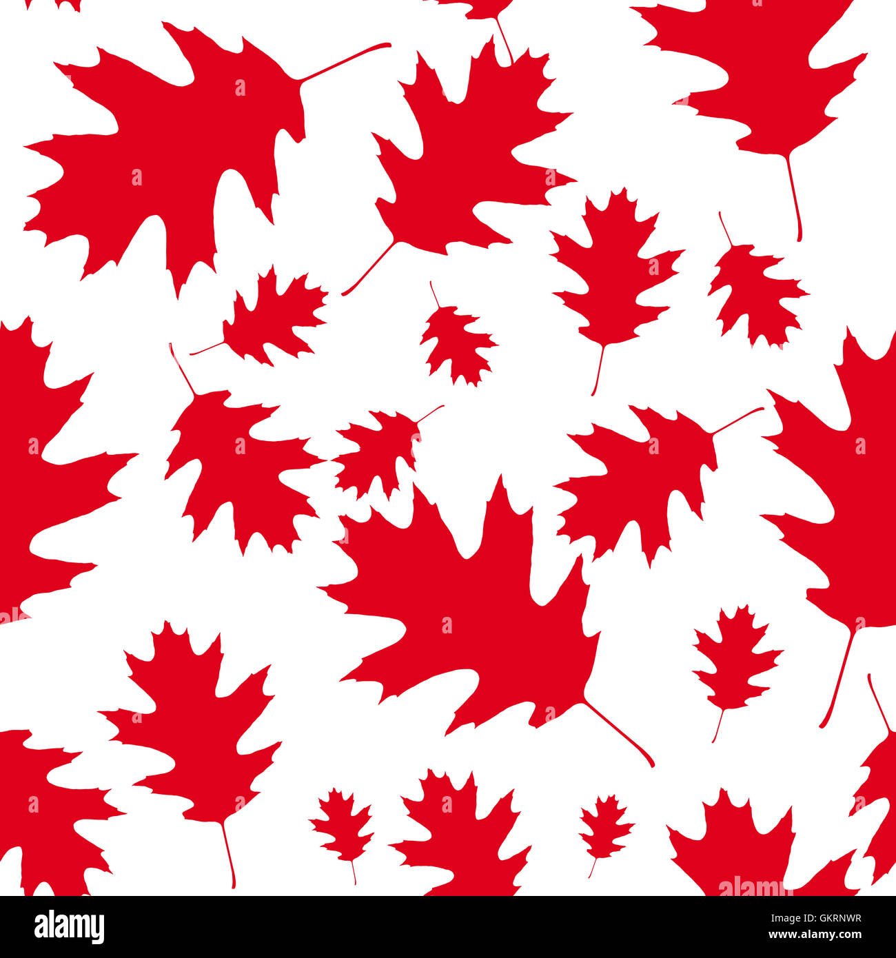 Red maple leaves as a seamless pattern for a background Stock Photo - Alamy