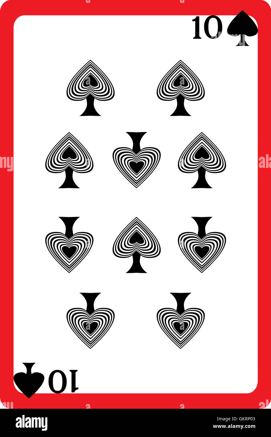 ten of spades Stock Photo Alamy