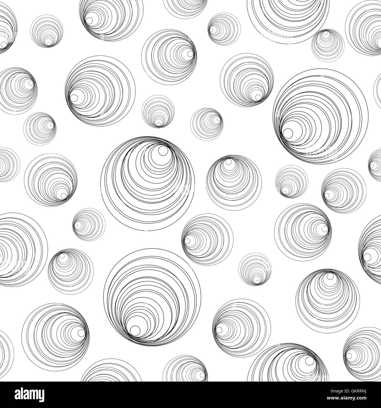 Seamless background with abstract circles Stock Photo - Alamy