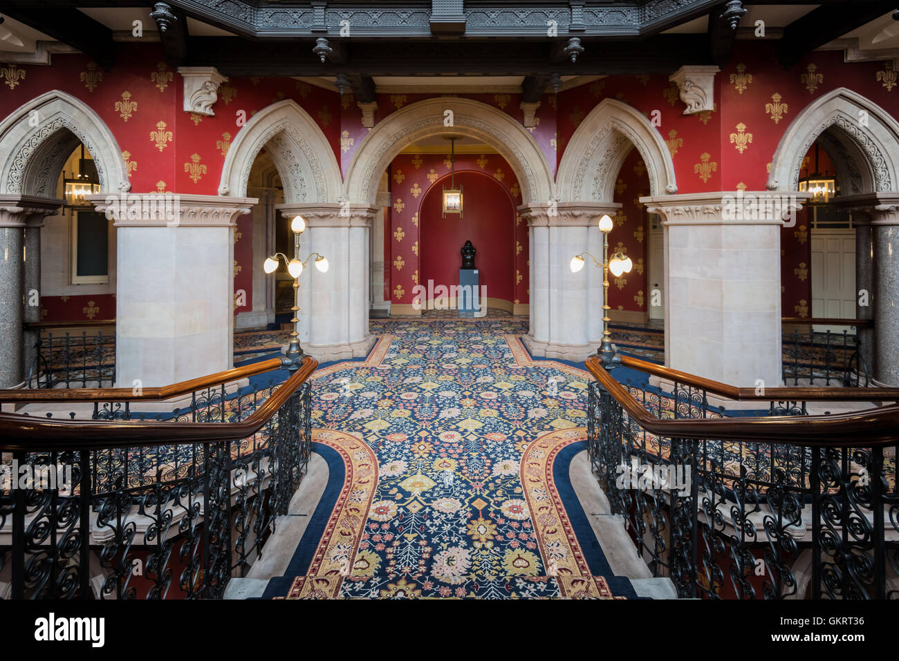 Interior of the St. Pancras Renaissance London Hotel, London, United ...