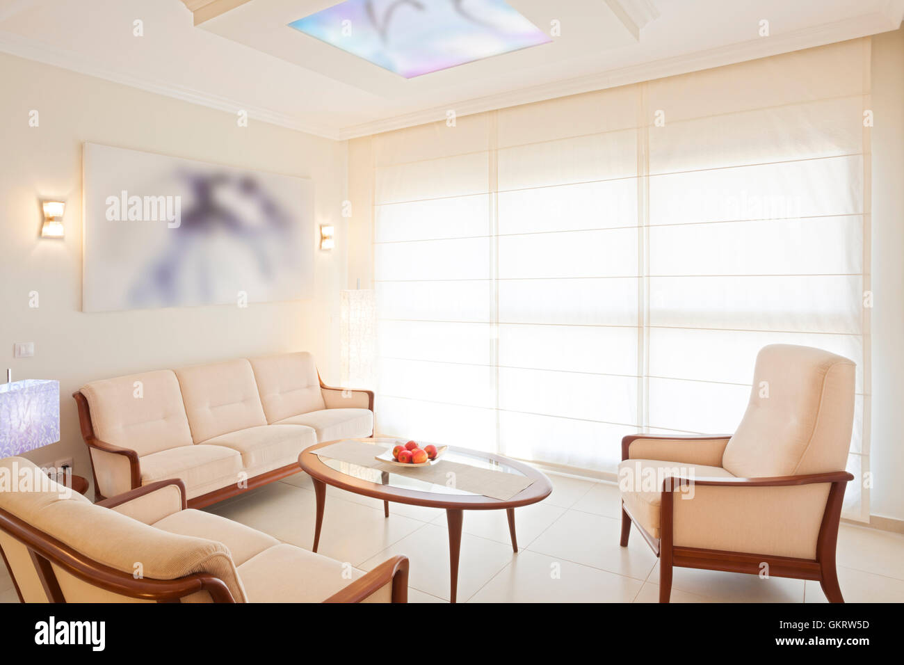 Modern living room interior design new home architecture hi-res stock ...