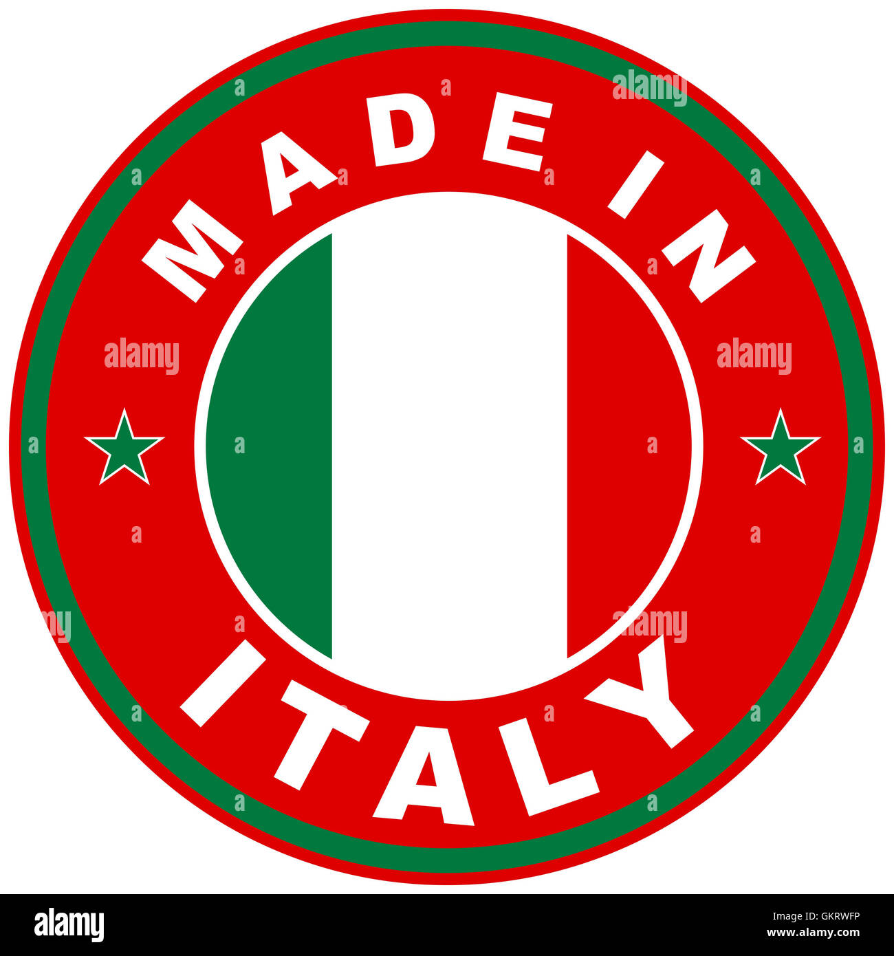 made in italy Stock Photo