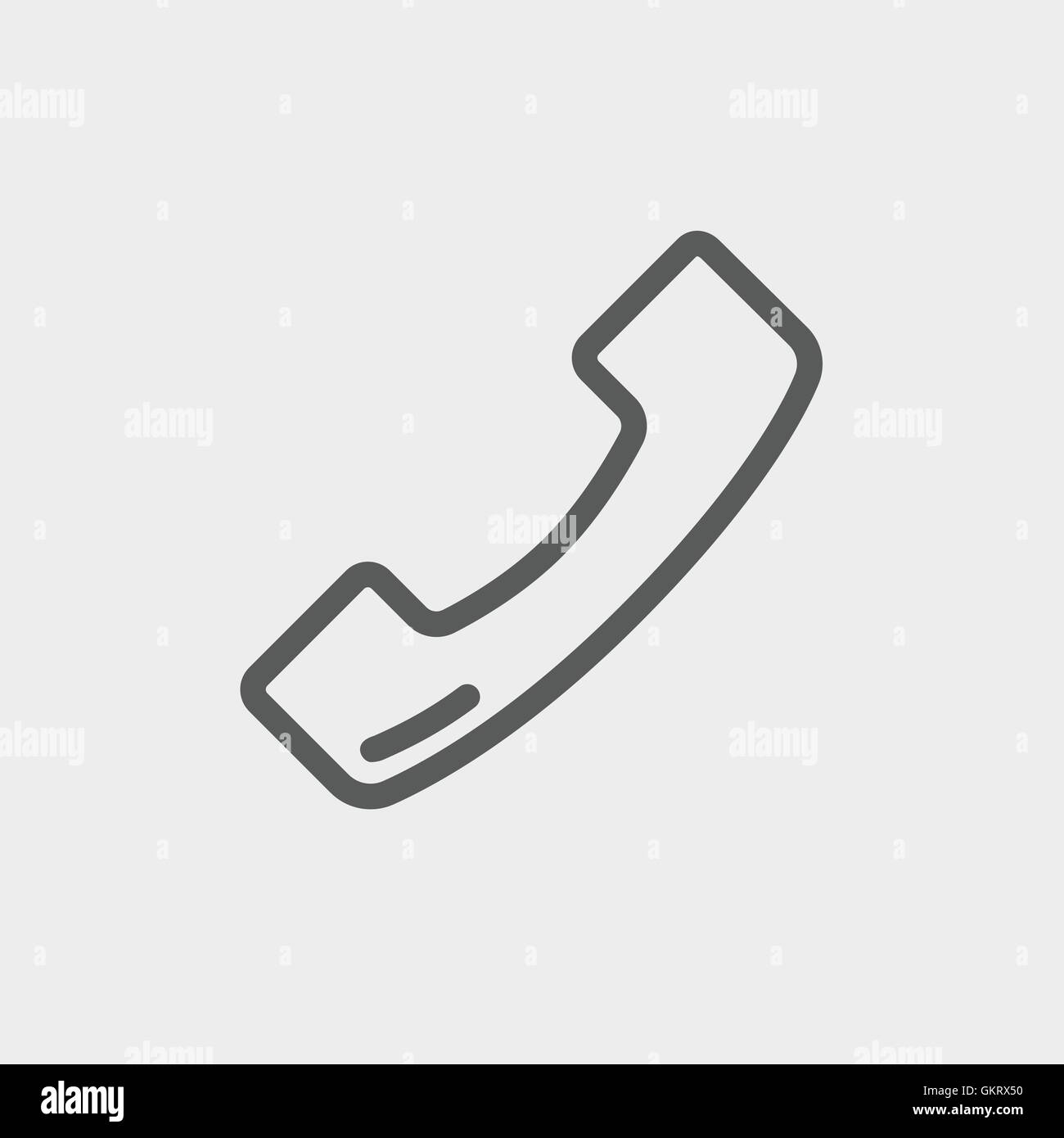 Red telephone receiver sign Black and White Stock Photos & Images - Alamy