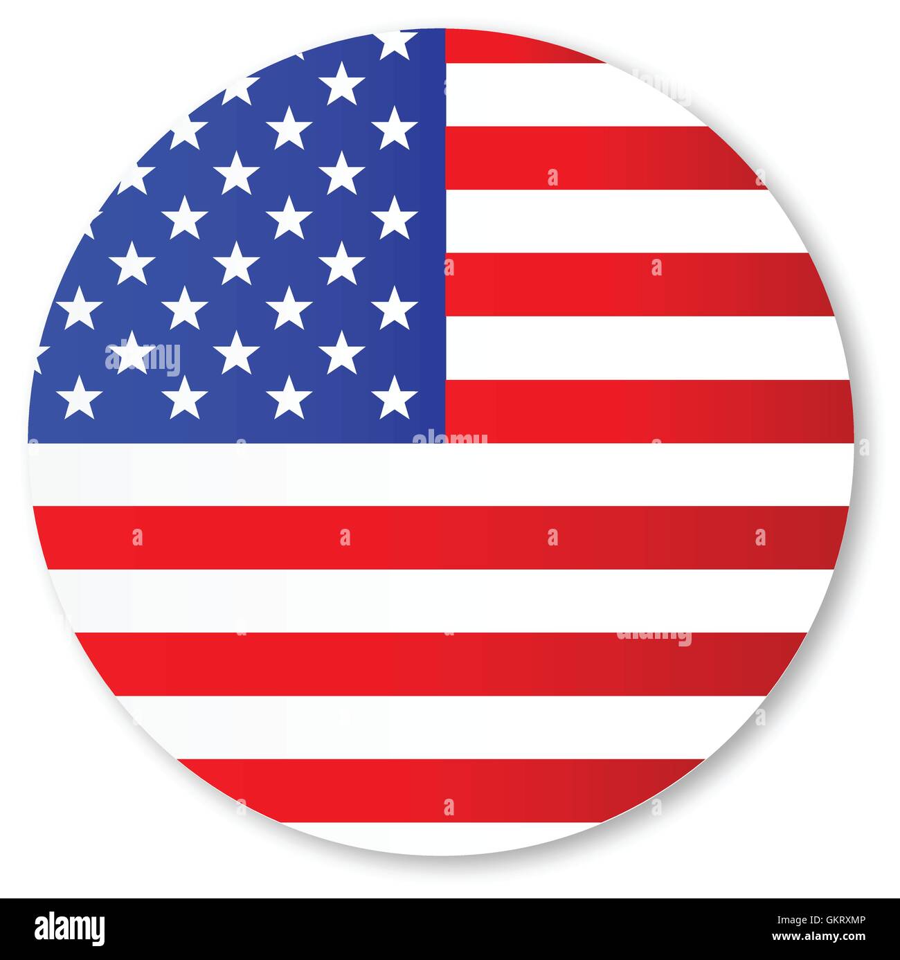 Stars And Stripes Circle Stock Vector Image And Art Alamy