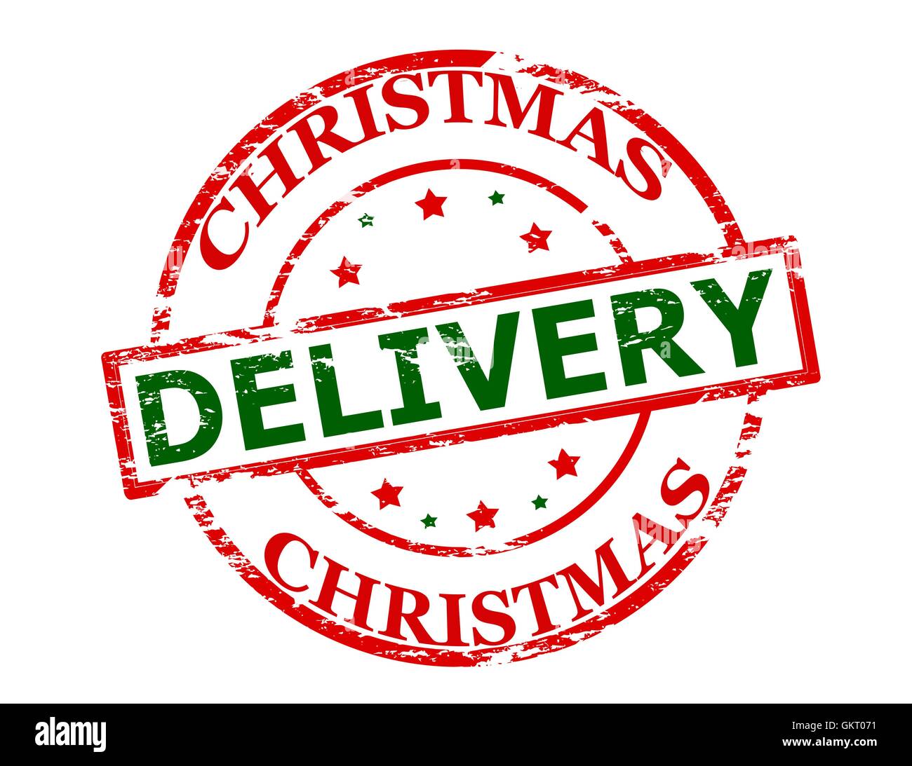 Christmas delivery Stock Vector Image & Art Alamy