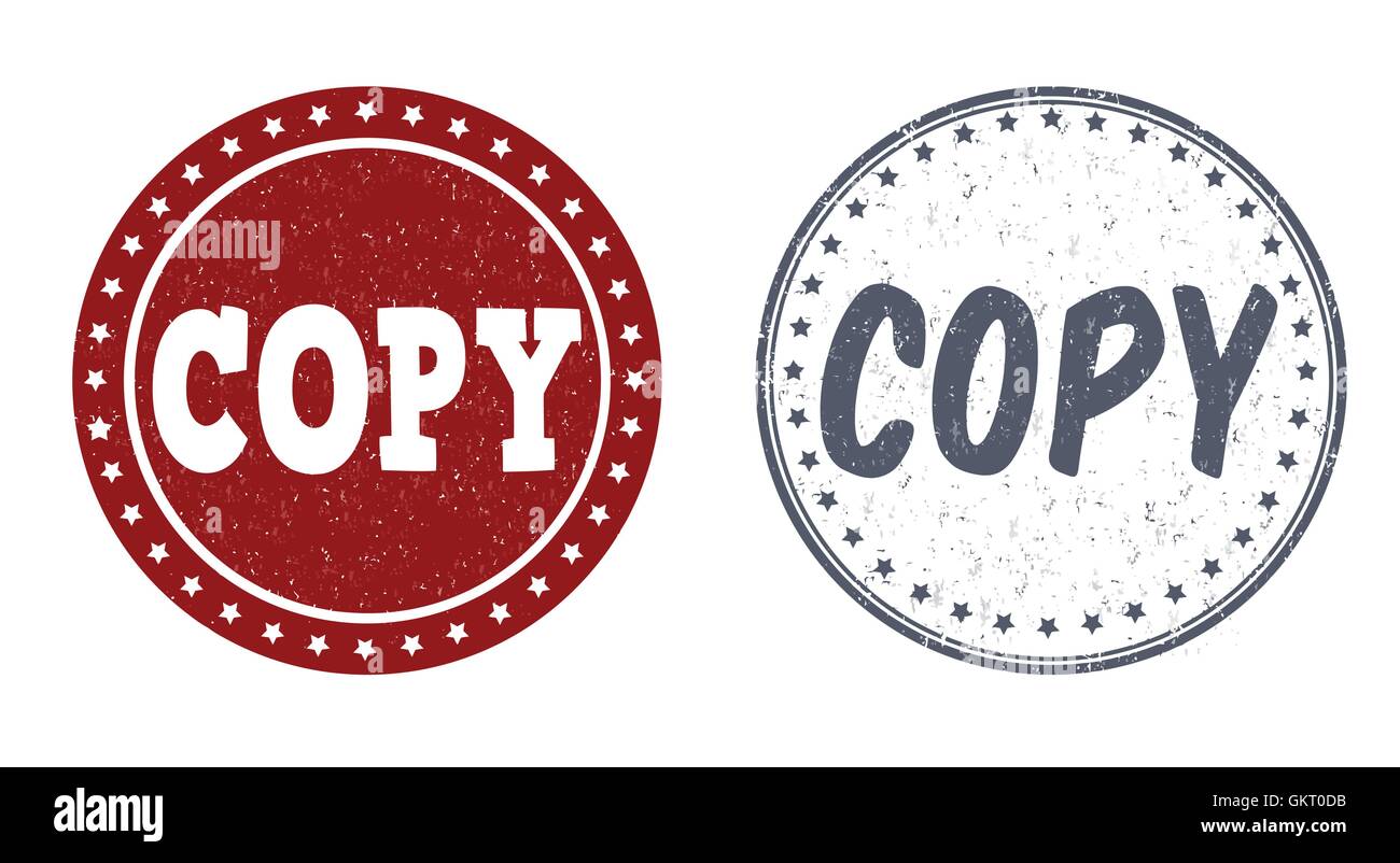 Copy stamps Stock Vector