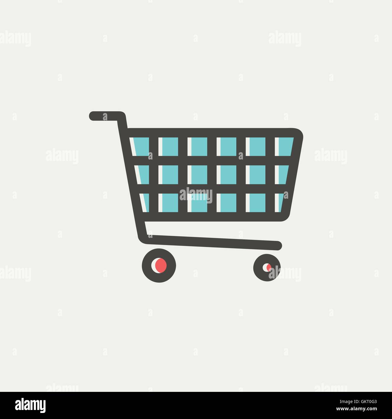 Minimalistic line icon shopping Stock Vector Images - Alamy