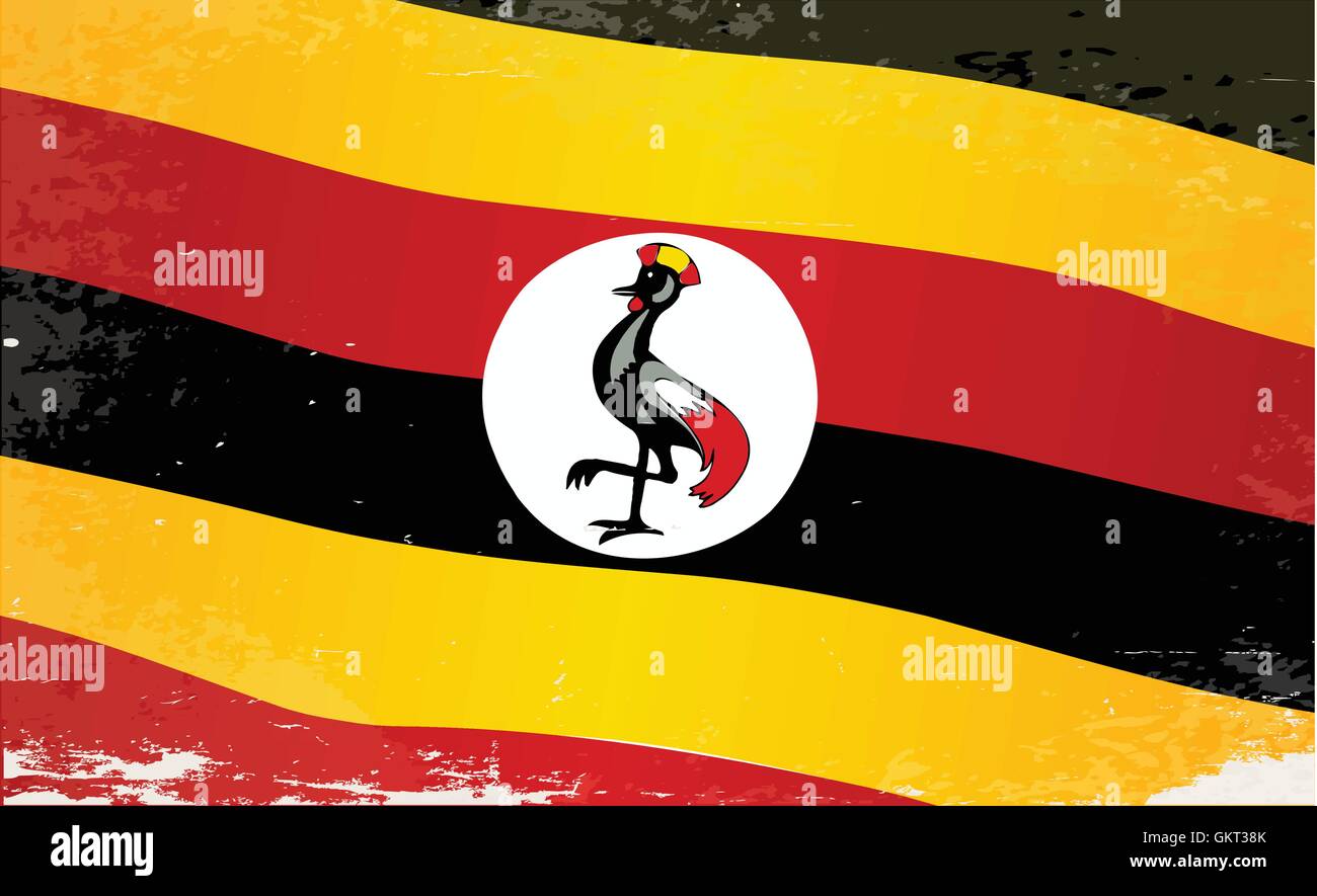 Flag africa african uganda hi-res stock photography and images - Alamy