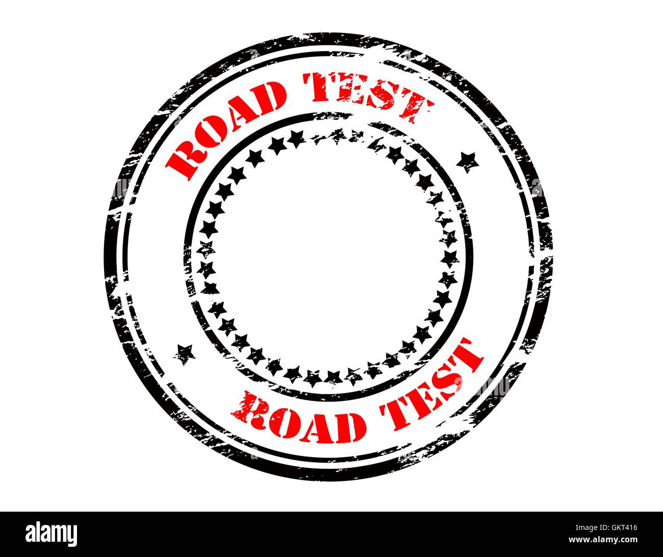 Road test Stock Vector