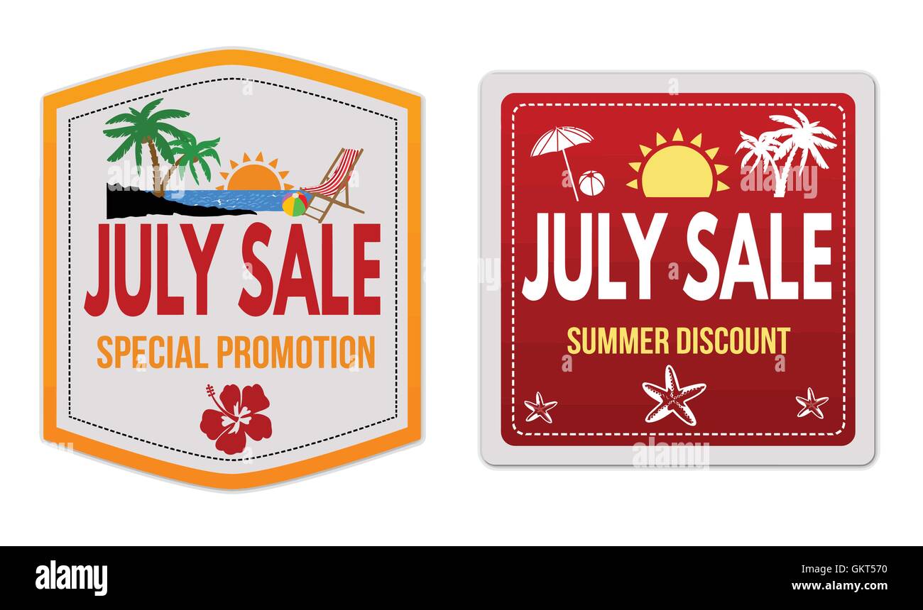 July sale. July sale