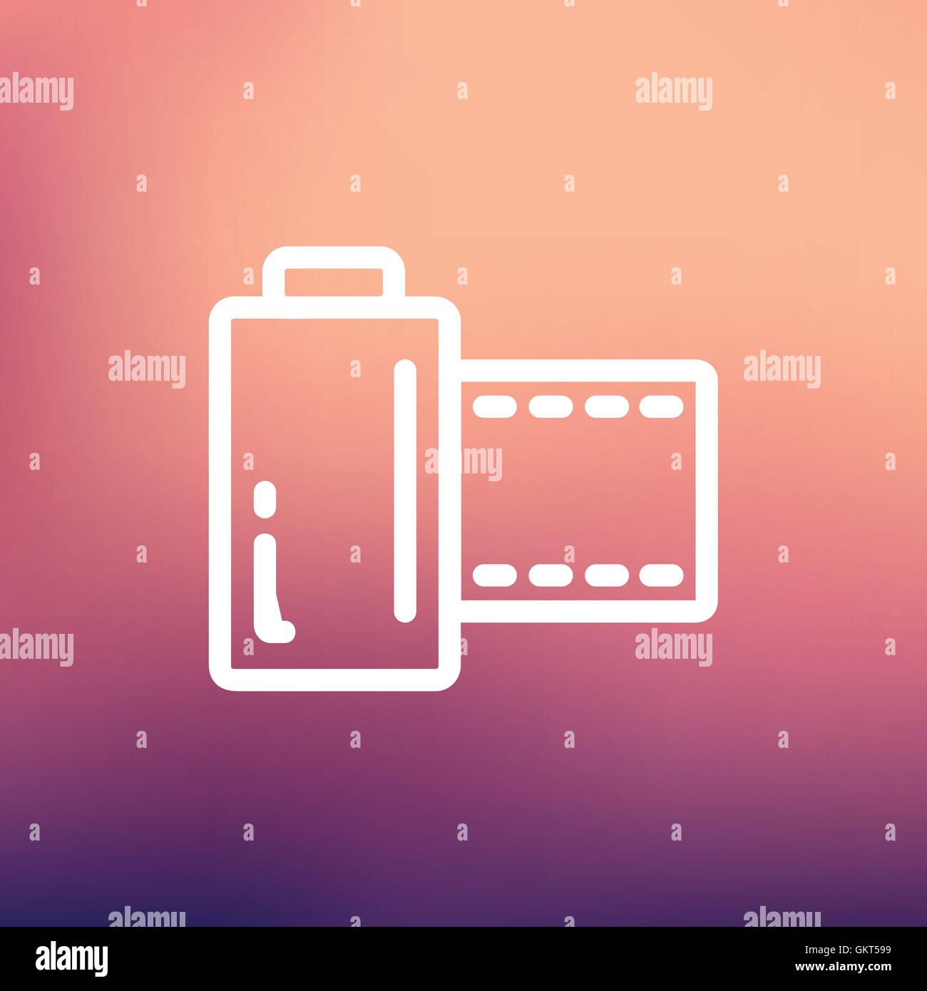 Camera film roll thin line icon Stock Vector Image & Art - Alamy