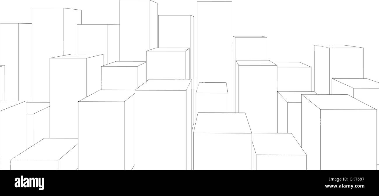 Set of cubes on white. Vector Stock Vector Image & Art - Alamy
