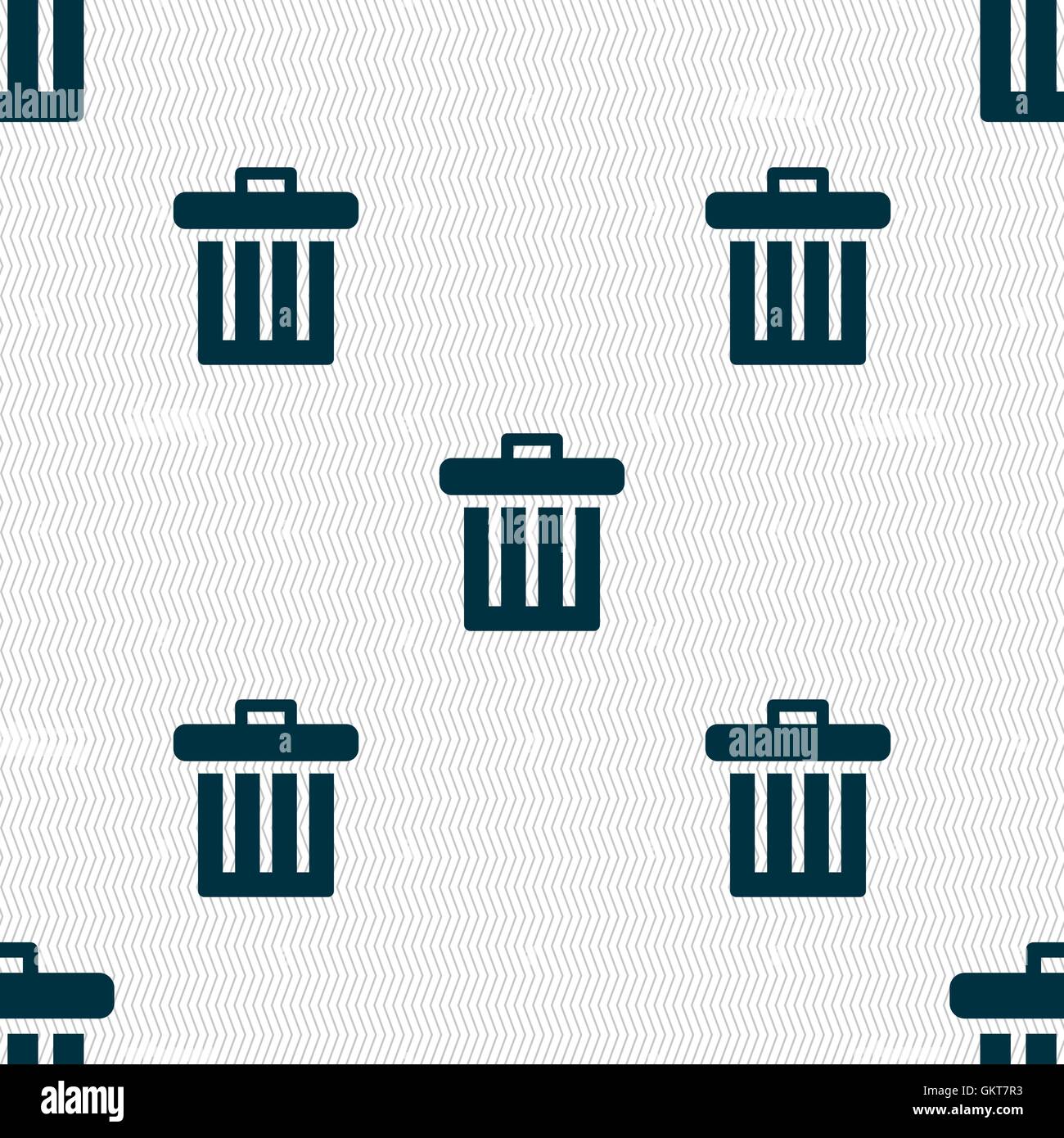 Recycle bin icon hi-res stock photography and images - Alamy