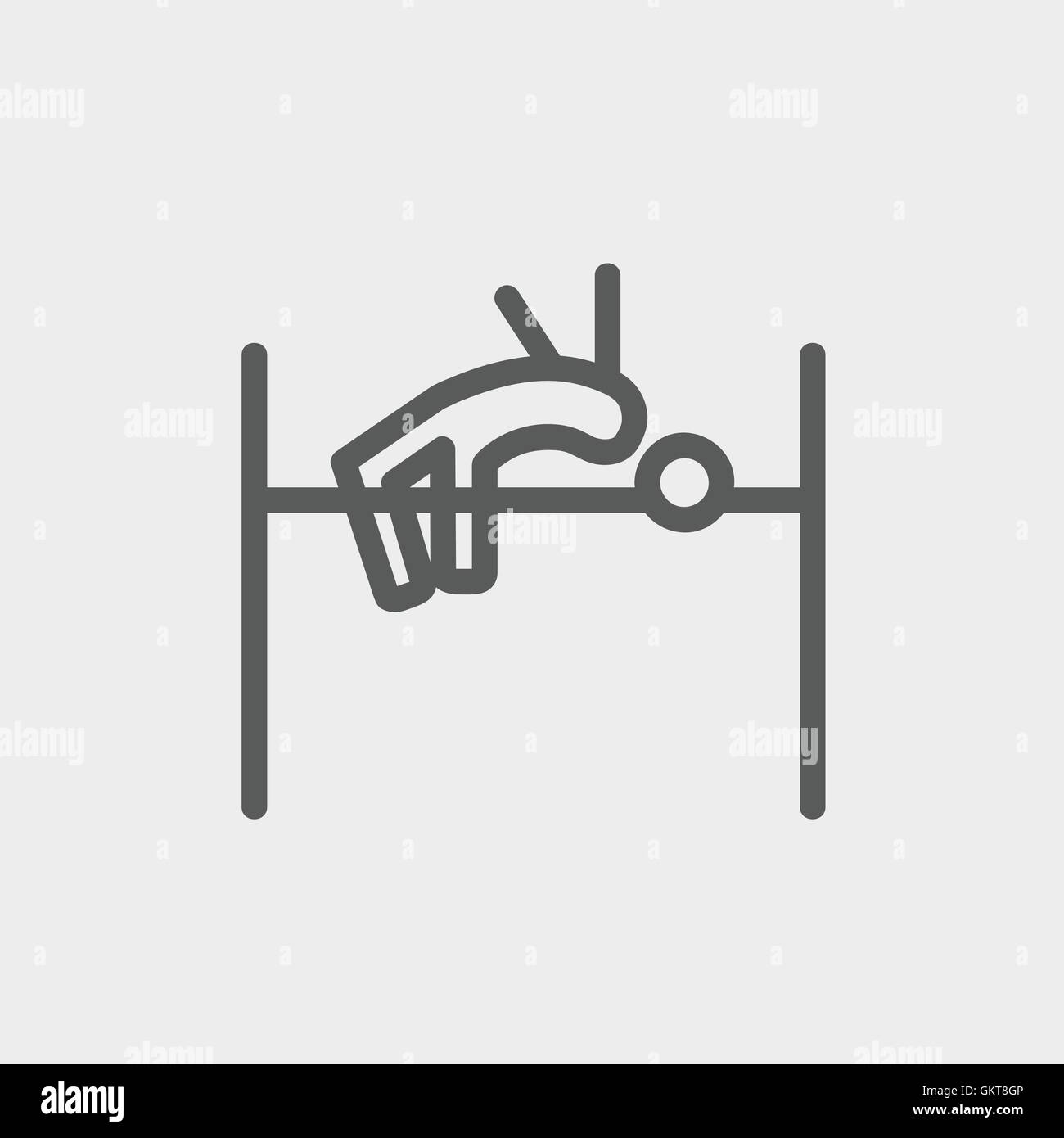 High jump Stock Vector Images - Alamy
