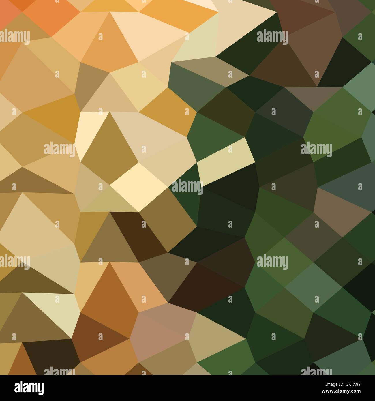 Bronze Yellow Abstract Low Polygon Background Stock Vector Image & Art