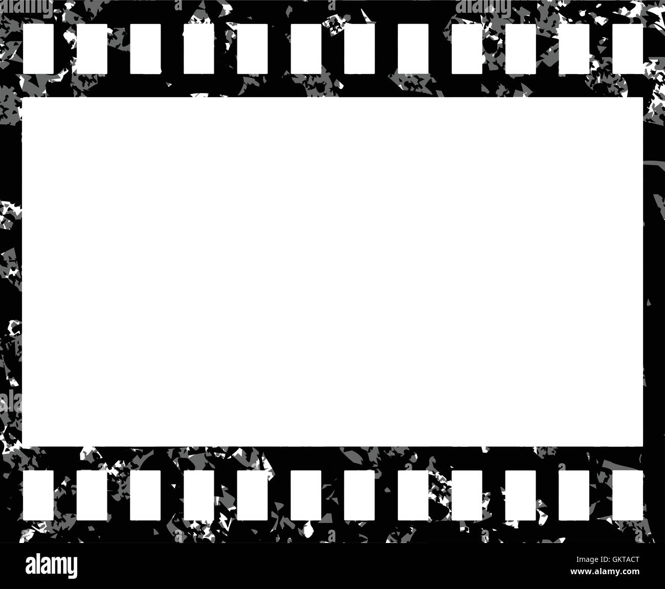 blank film strip Stock Vector