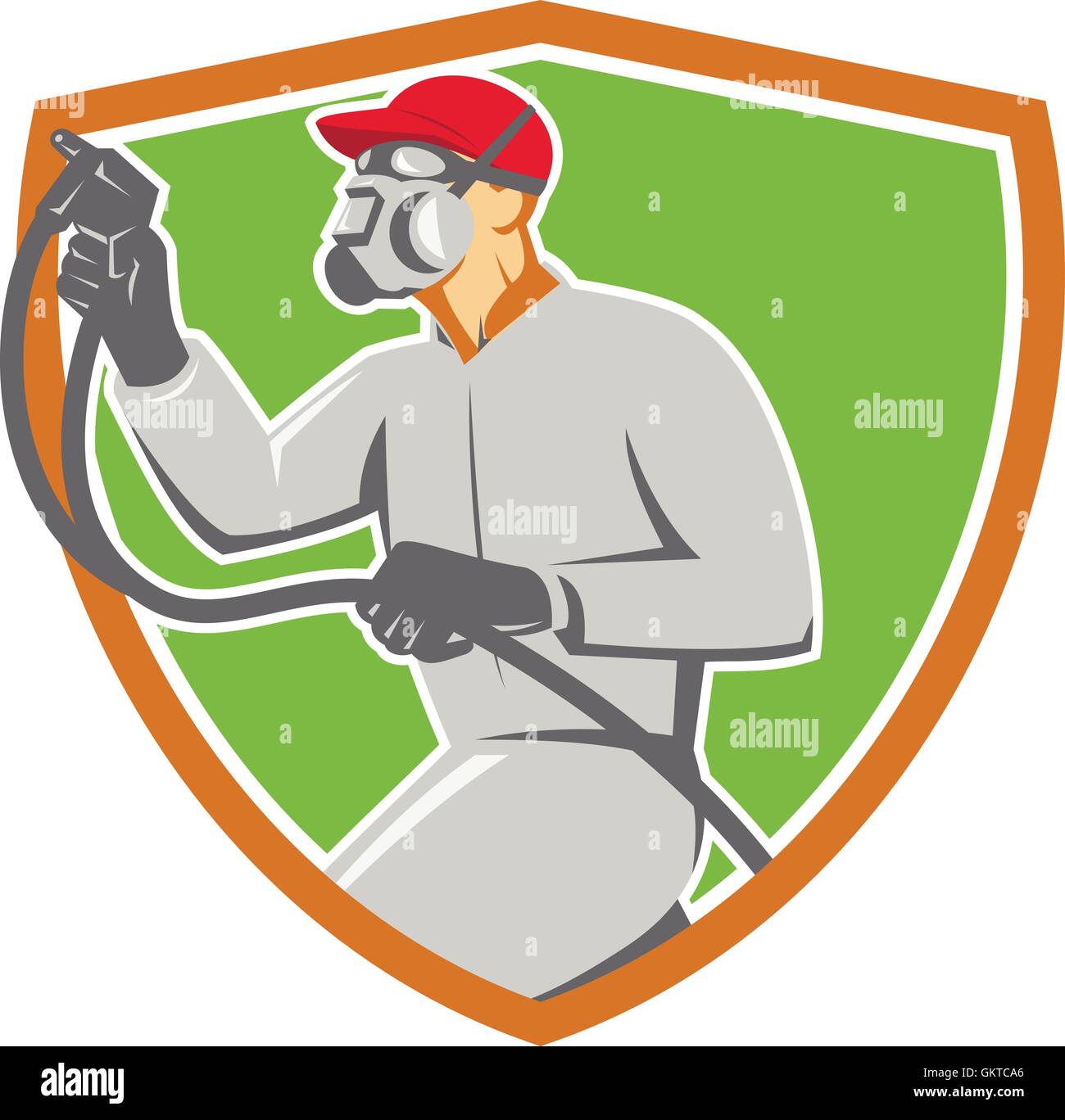 Spray gun Stock Vector Images Alamy