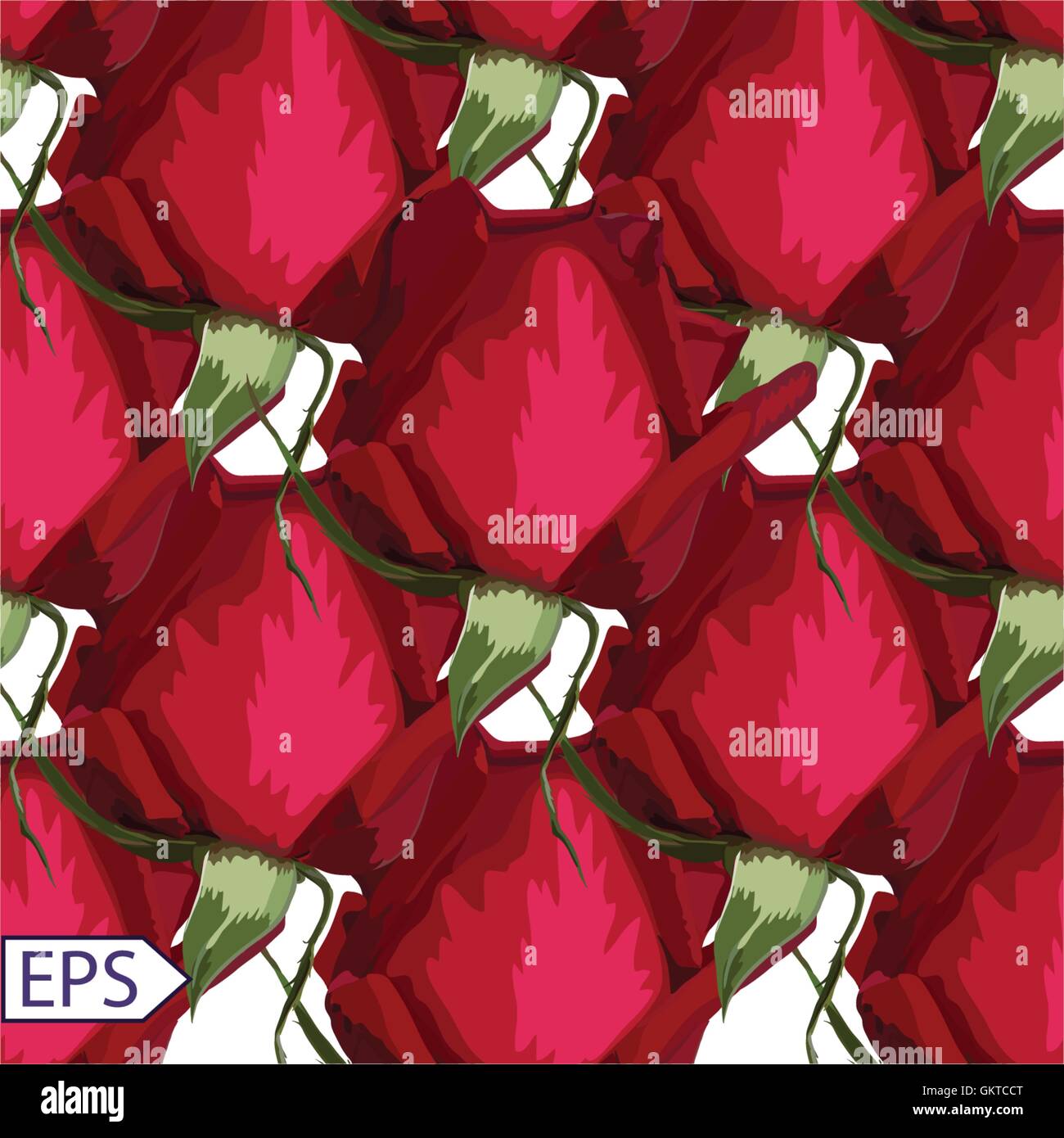 seamless vintage rose flower pattern vector Stock Vector Image & Art ...