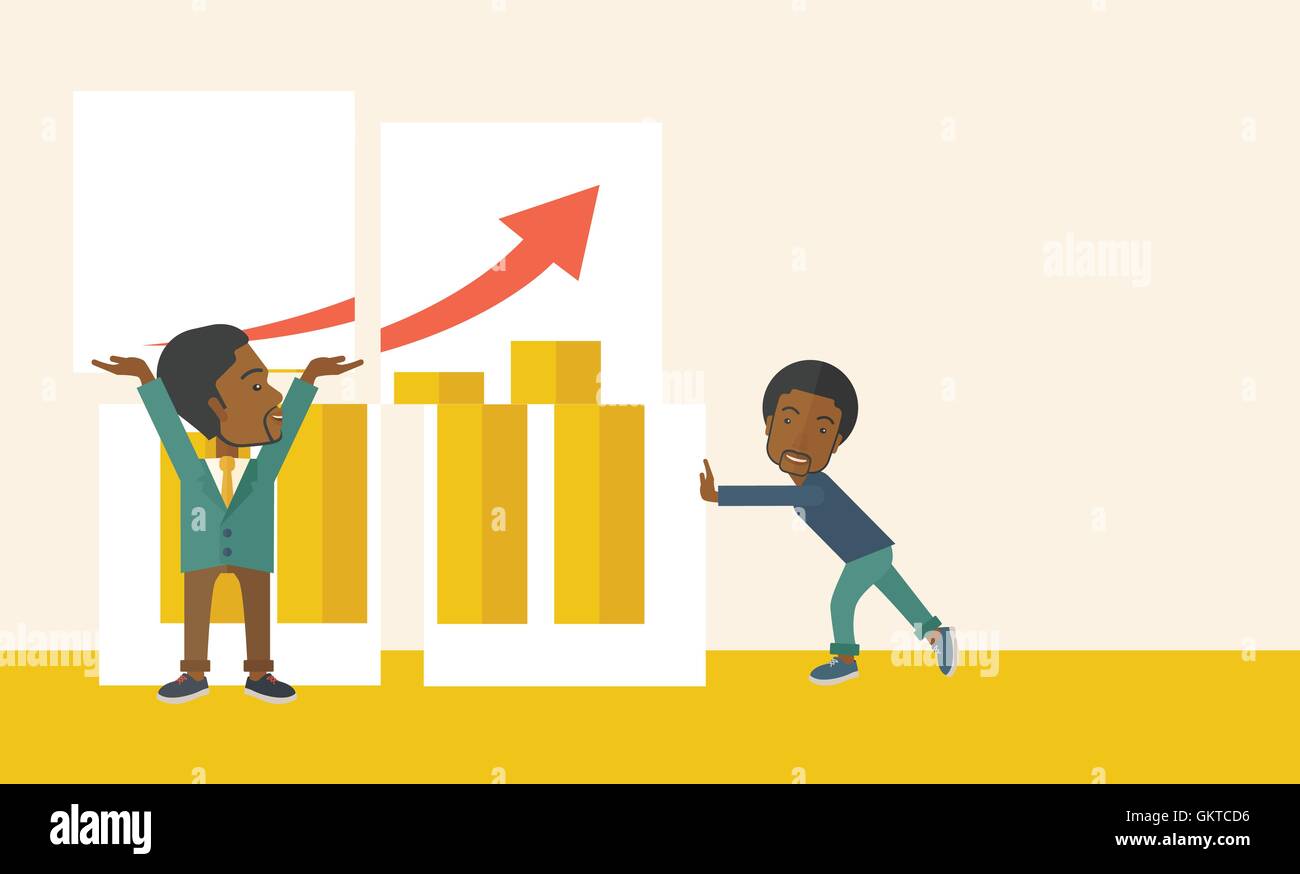 Two successful black guy Stock Vector Image & Art Alamy