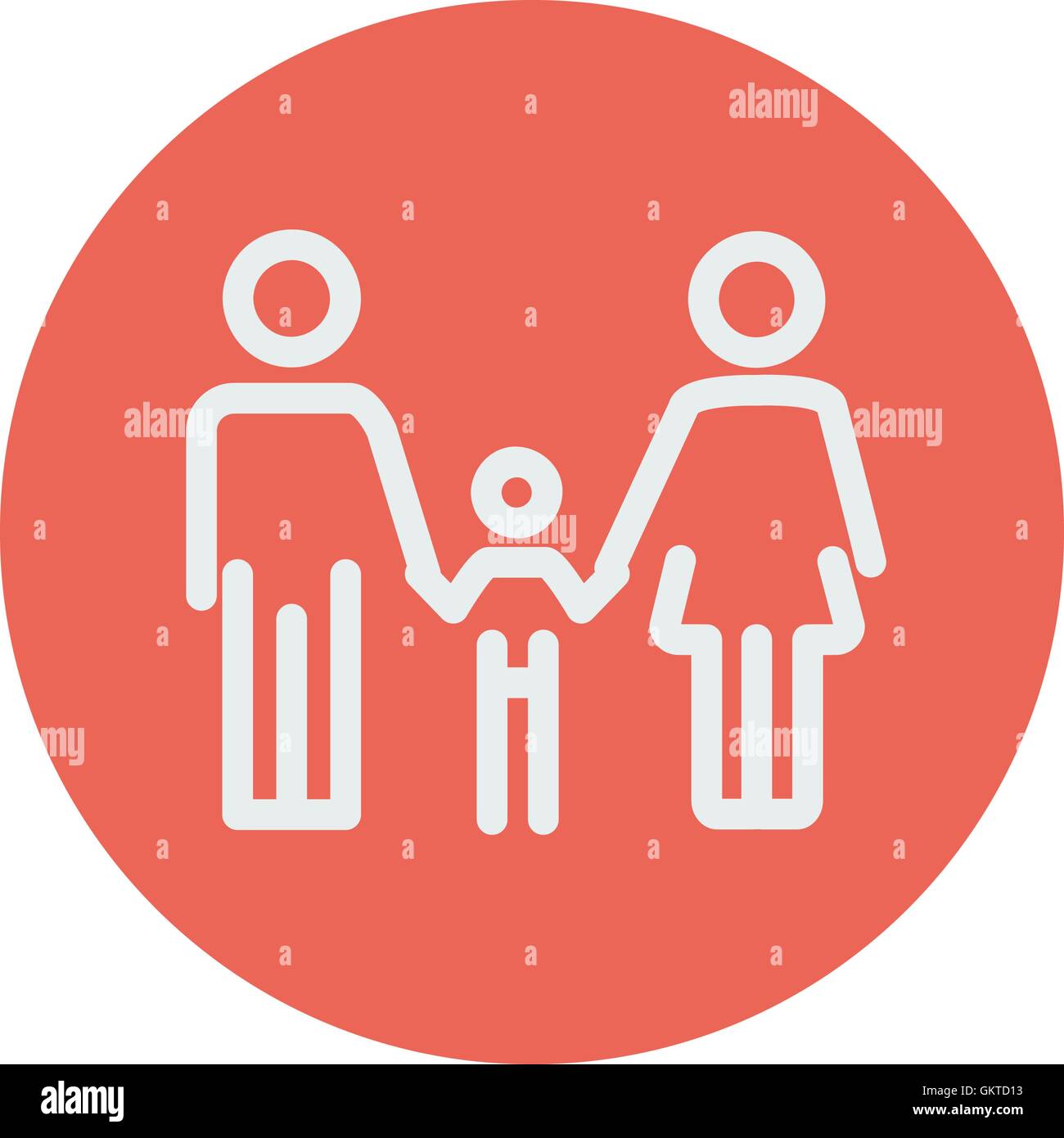 Family thin line icon Stock Vector Image & Art - Alamy
