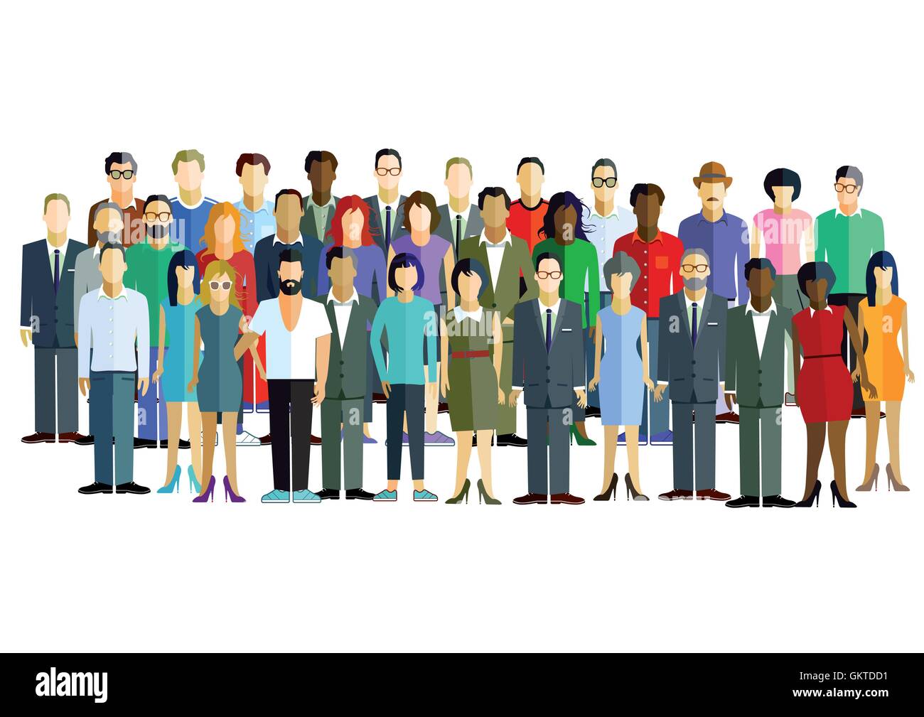 Group professionals Stock Vector Images Alamy