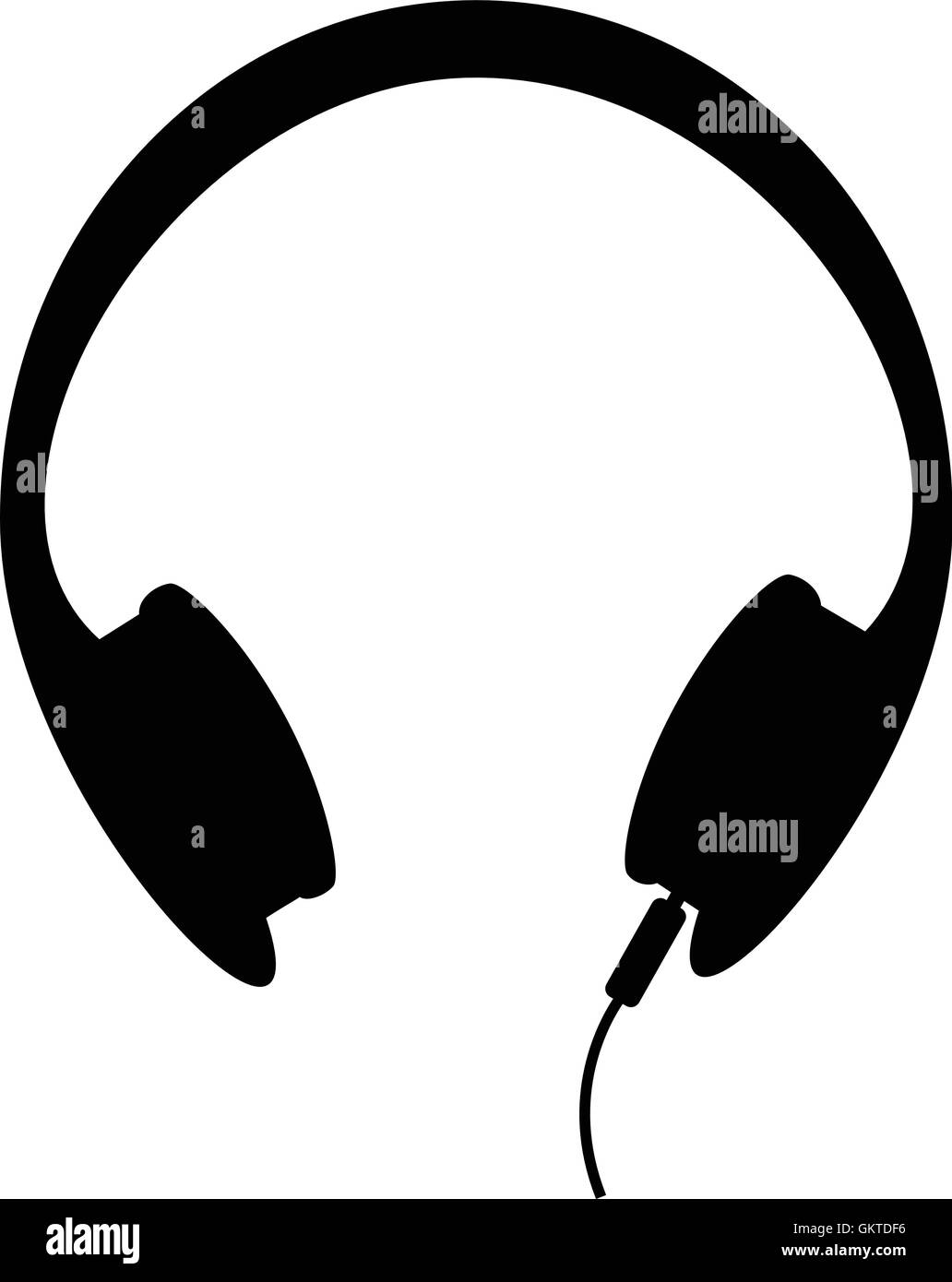 Headphone computer Black and White Stock Photos & Images - Alamy