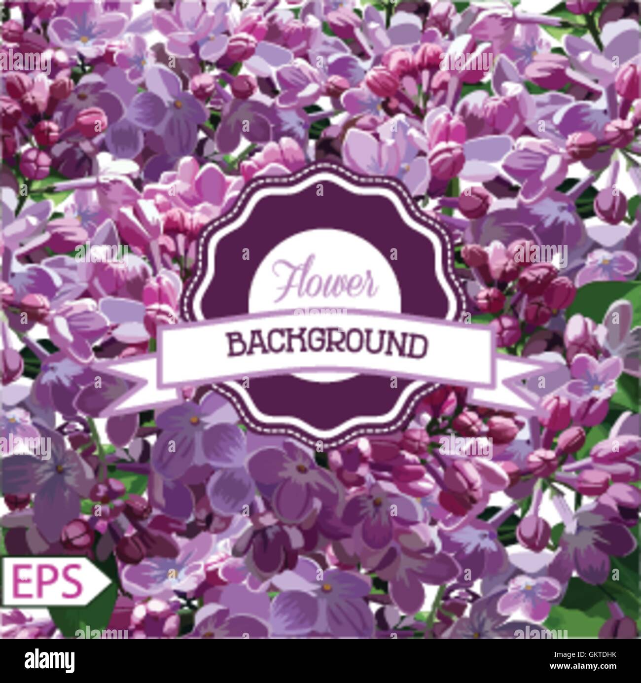 Spring pattern for the design of flowers. Vector illustration Stock ...