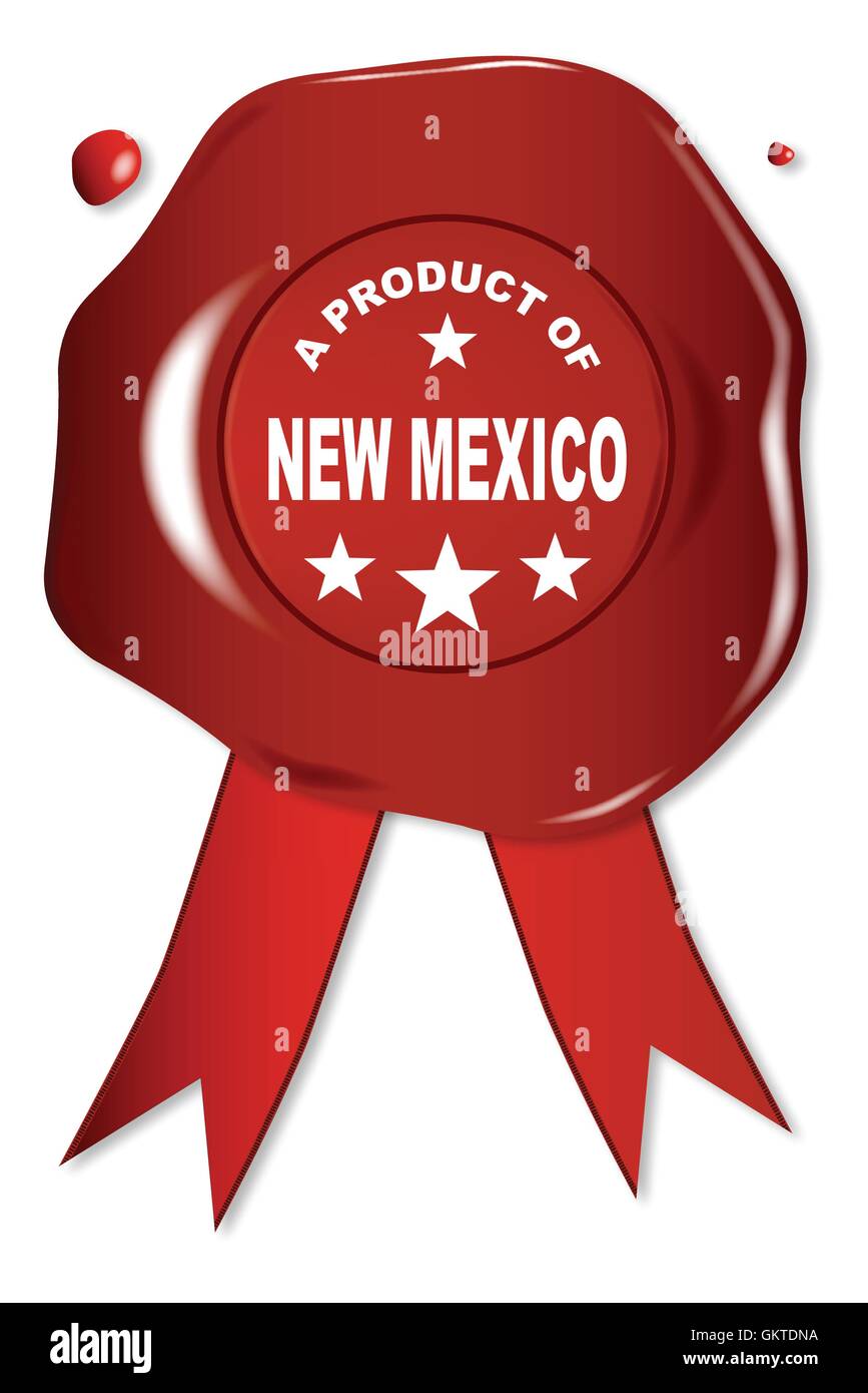 A Product Of New Mexico Stock Vector