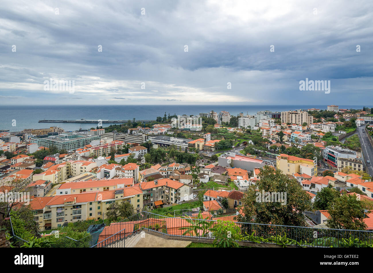 Funchal cityscape, Madeira island. Stock Photo