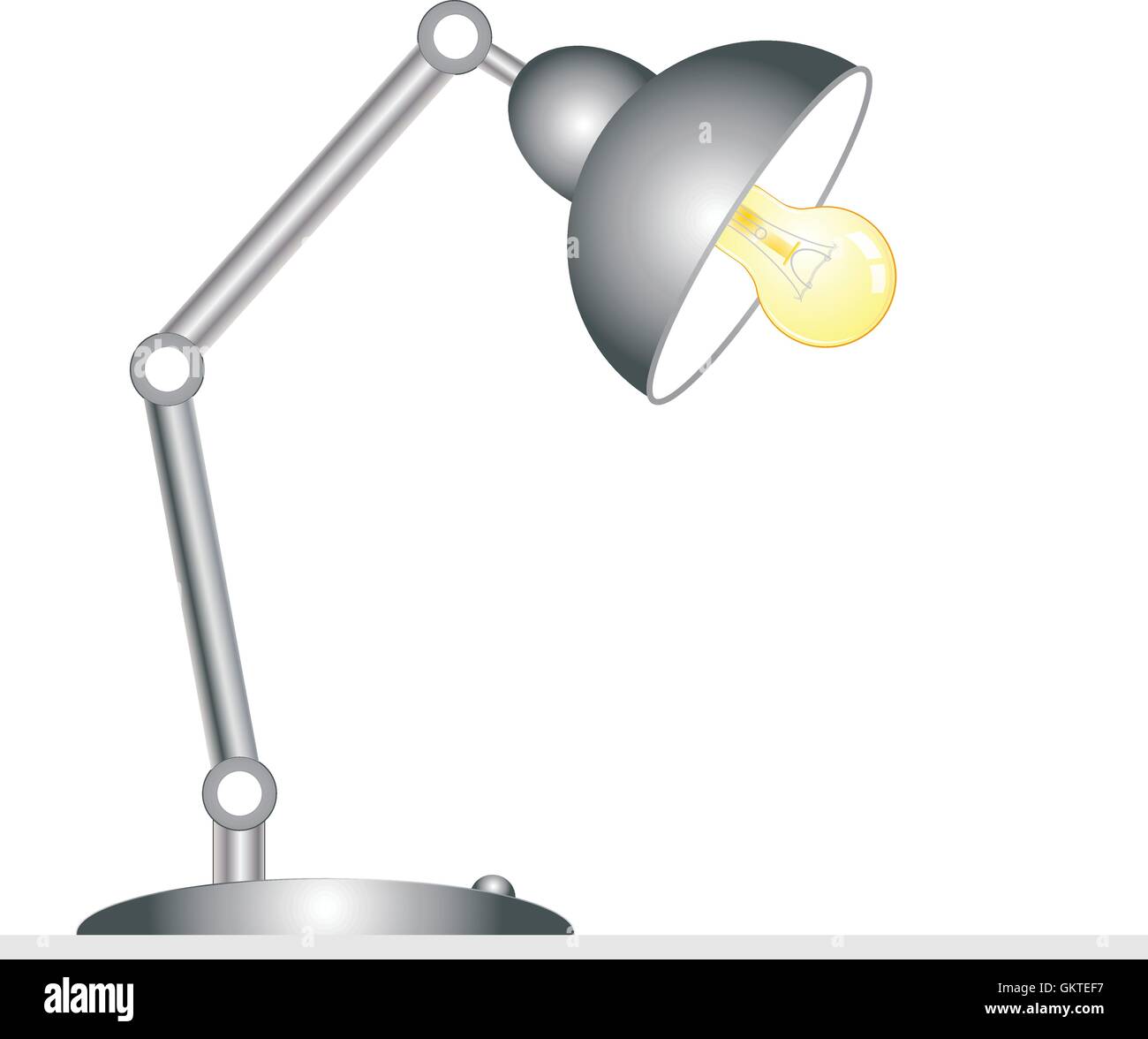 Desk lamp Stock Vector