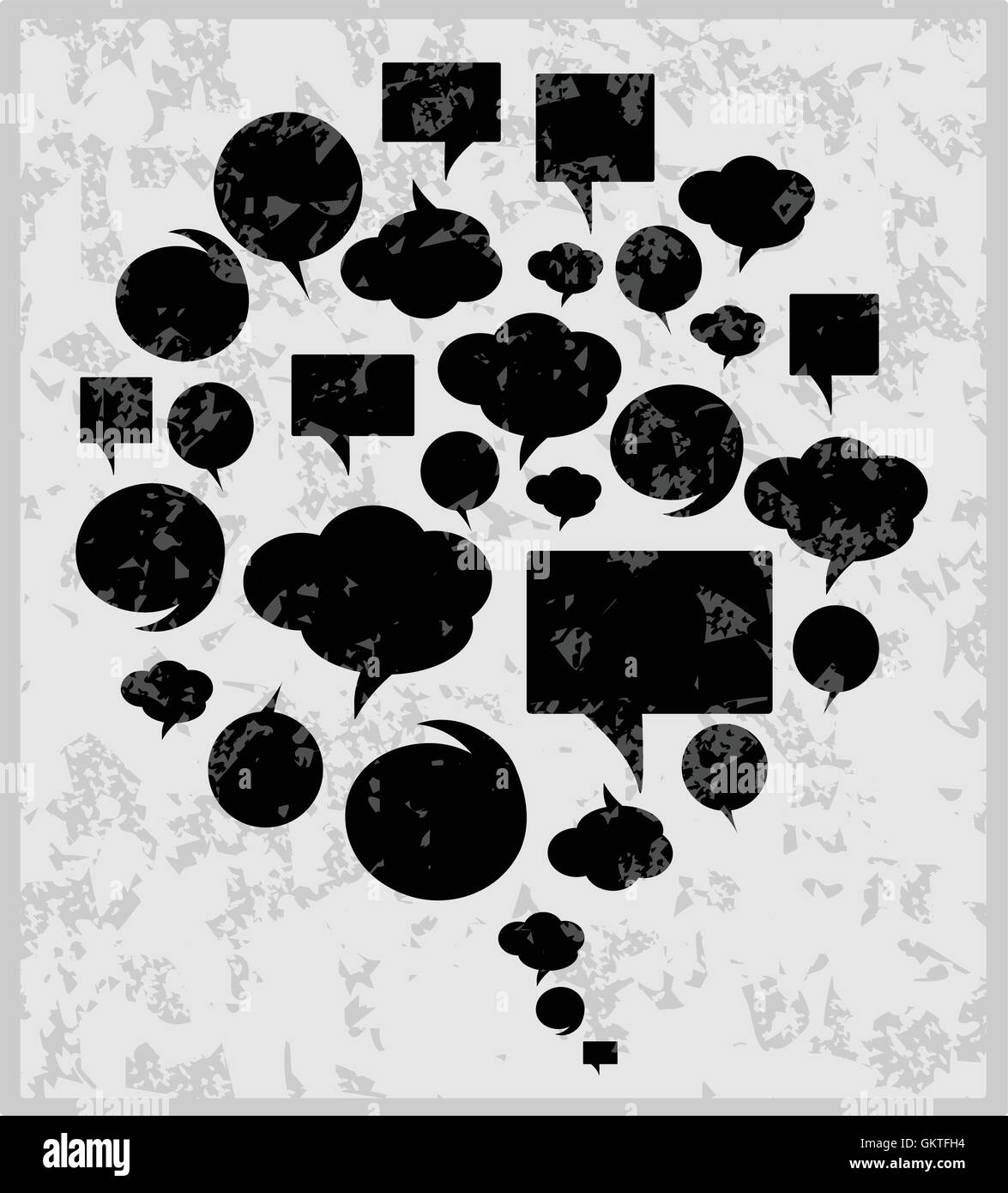Set speech and thought bubbles Stock Vector Image & Art - Alamy