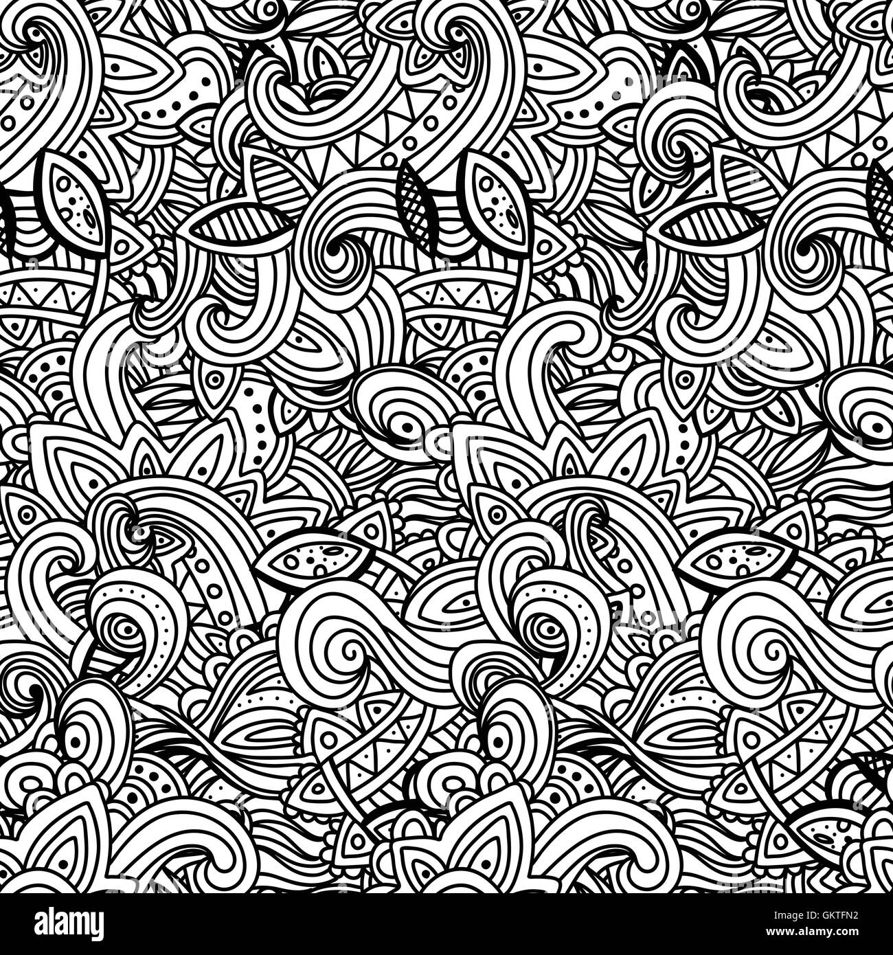 Multicolor Pattern Doodles- Decorative Sketchy Notebook Design- Hand-Drawn Vector Illustration Background. Stock Vector