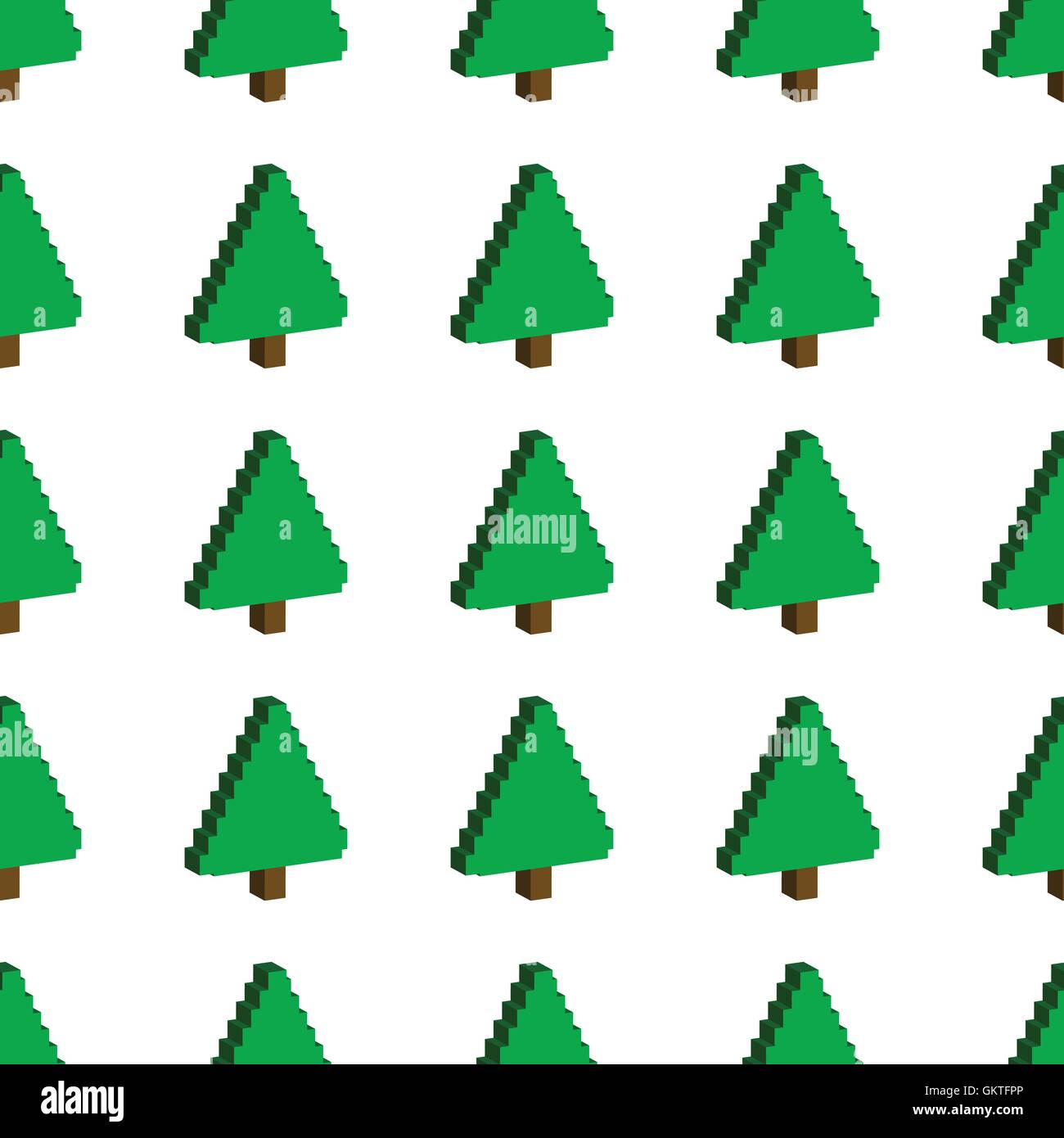 Seamless pattern with Christmas trees on a backround Stock Vector Image ...