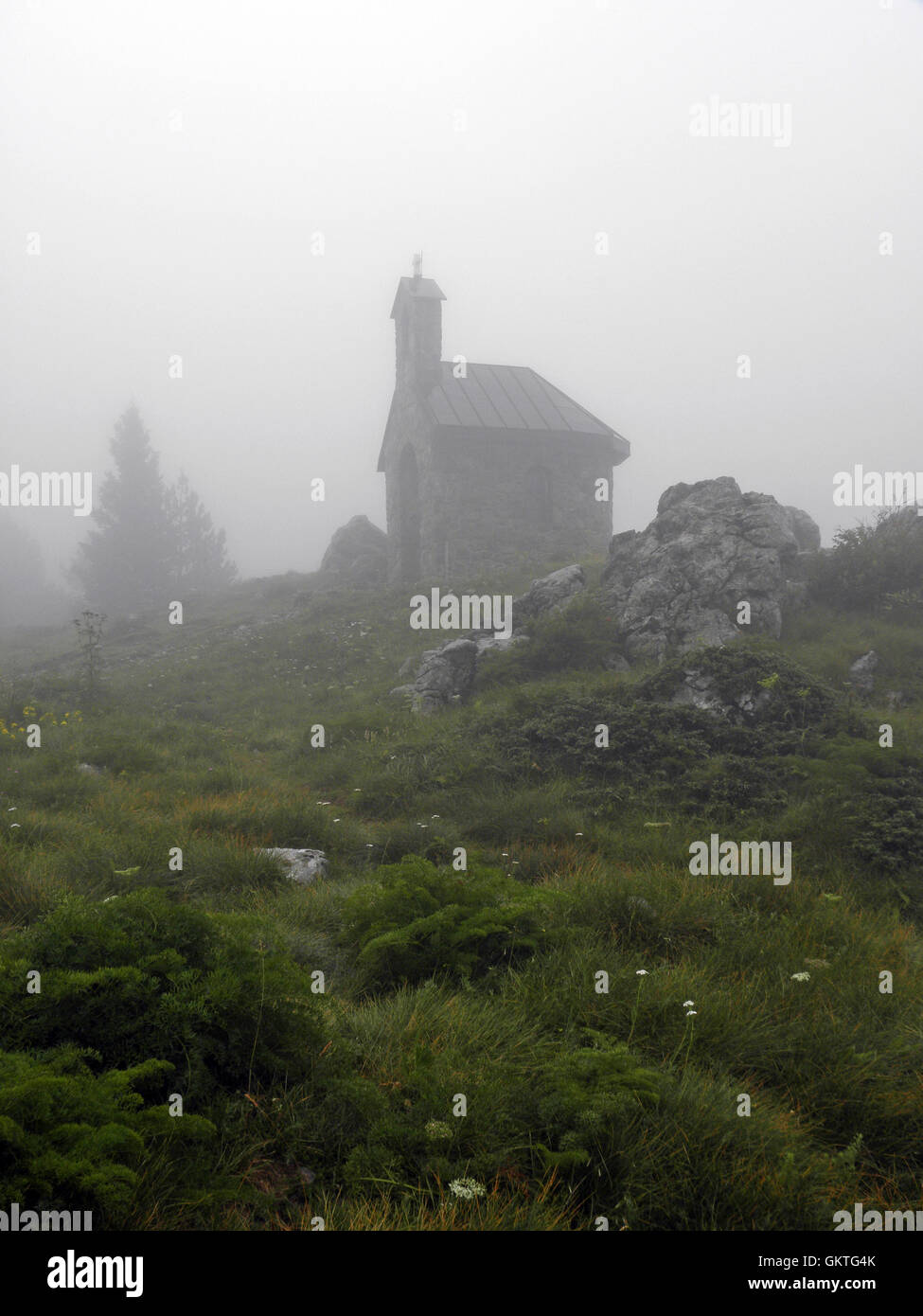 Zavizan,mountain peak by summer mist,Croatia,Europe,1 Stock Photo